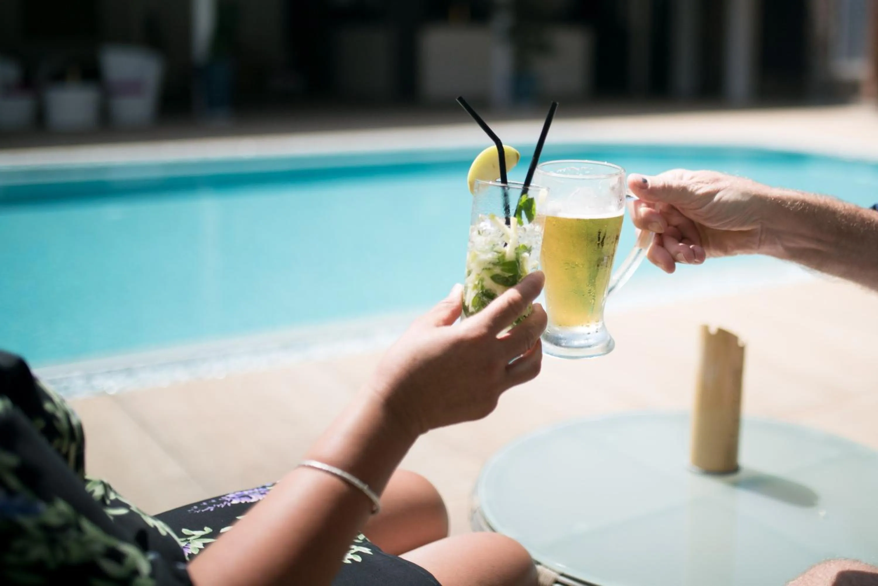 Alcoholic drinks in Toparadis Guest House