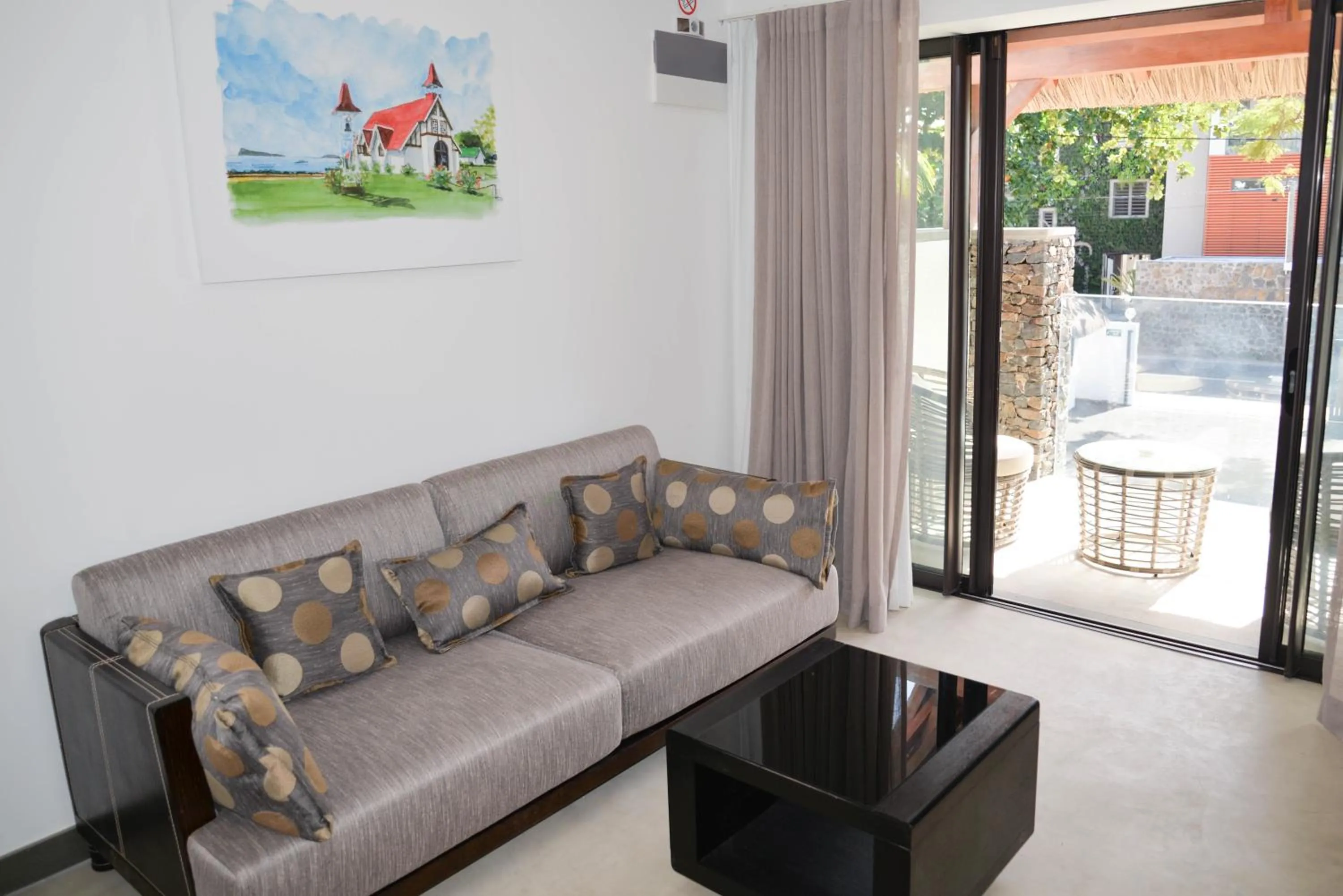 Living room in Toparadis Guest House