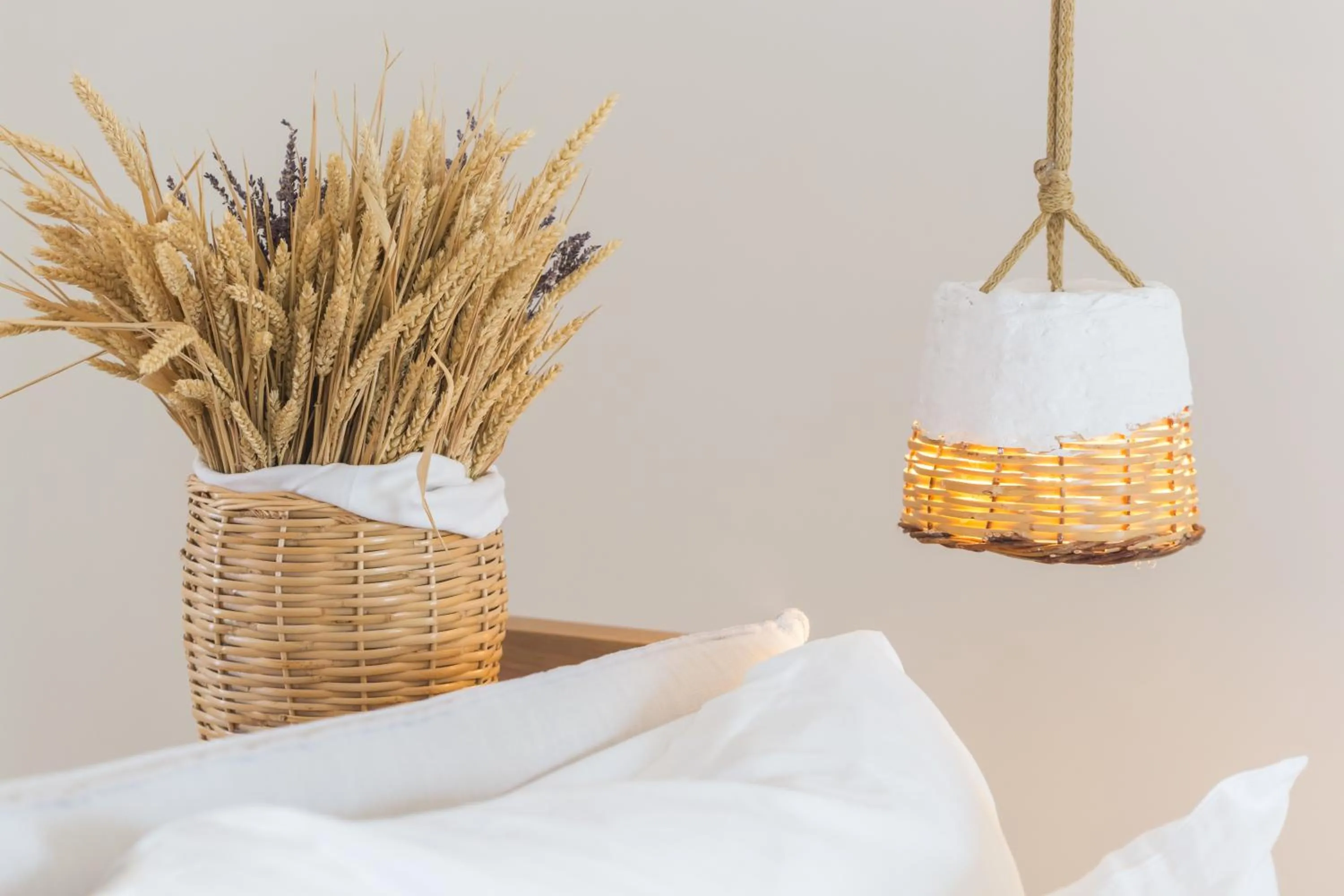 Decorative detail, Bed in 18 Grapes Hotel