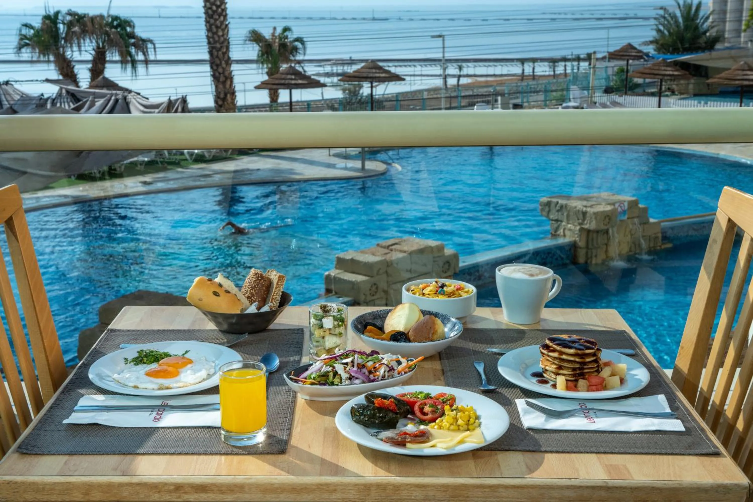 Breakfast in Leonardo Plaza Hotel Dead Sea