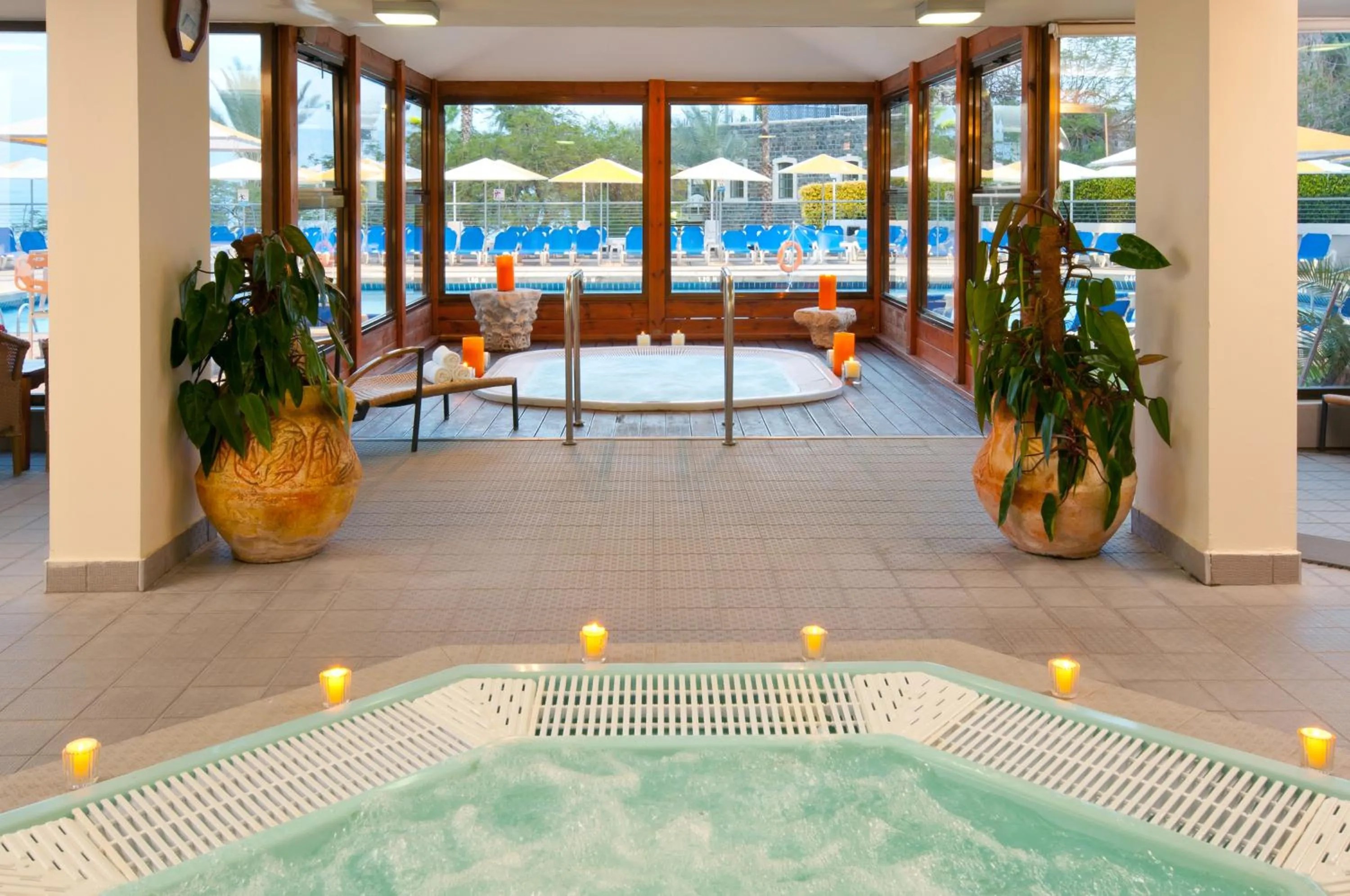 Hot Spring Bath in Leonardo Plaza Hotel Tiberias
