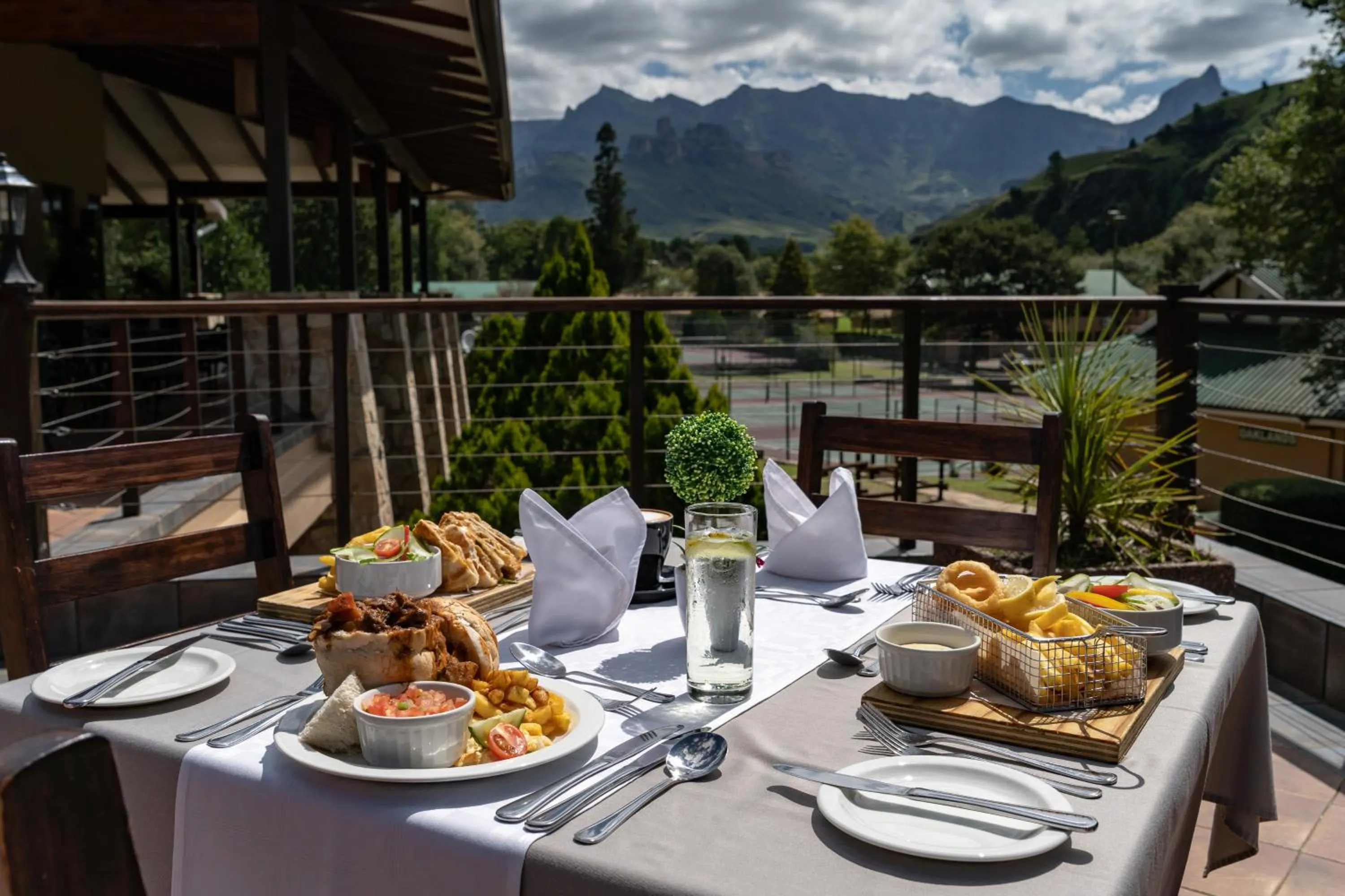 Balcony/Terrace in Gooderson Drakensberg Gardens Golf & Spa Resort