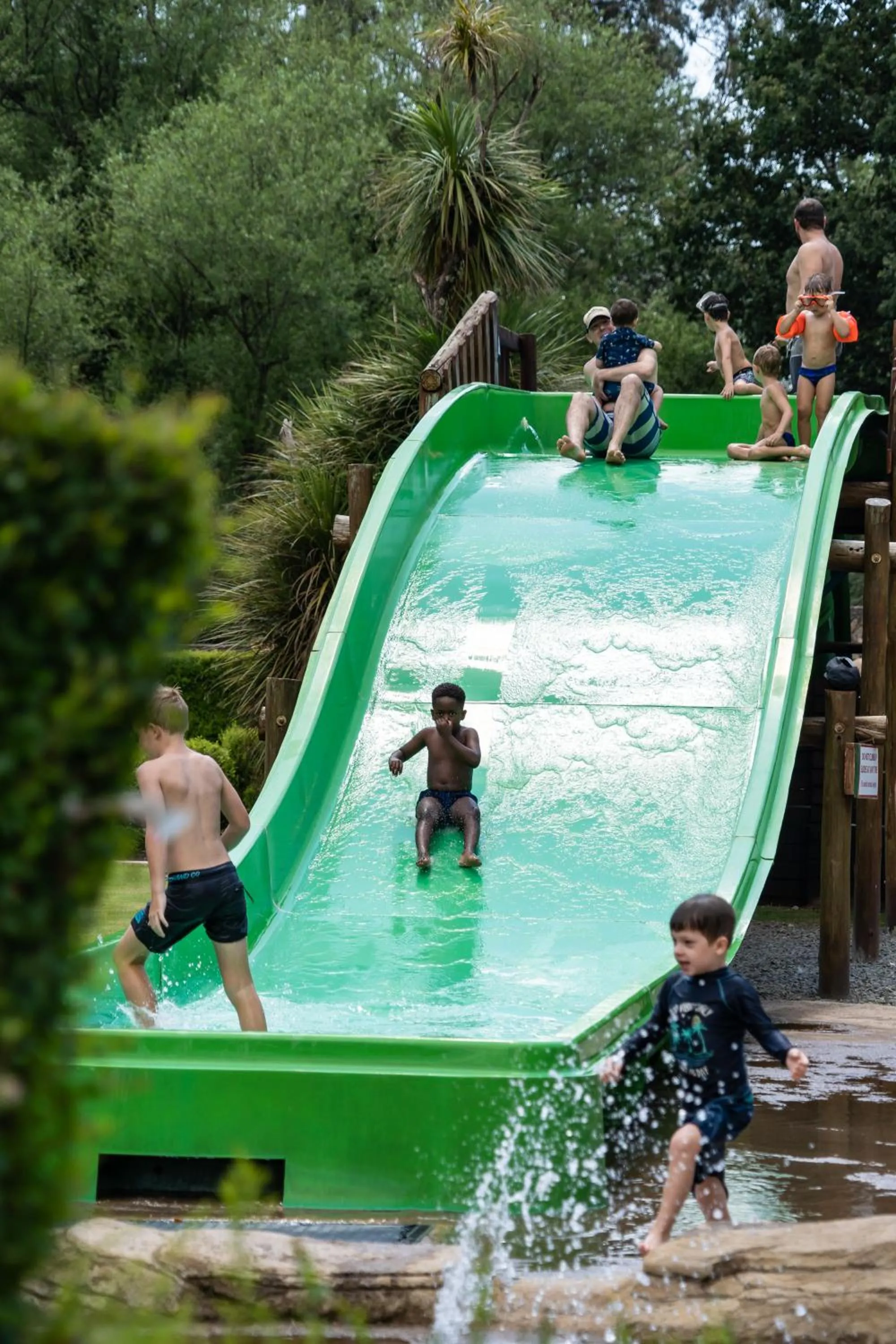 Aqua park in Gooderson Drakensberg Gardens Golf & Spa Resort