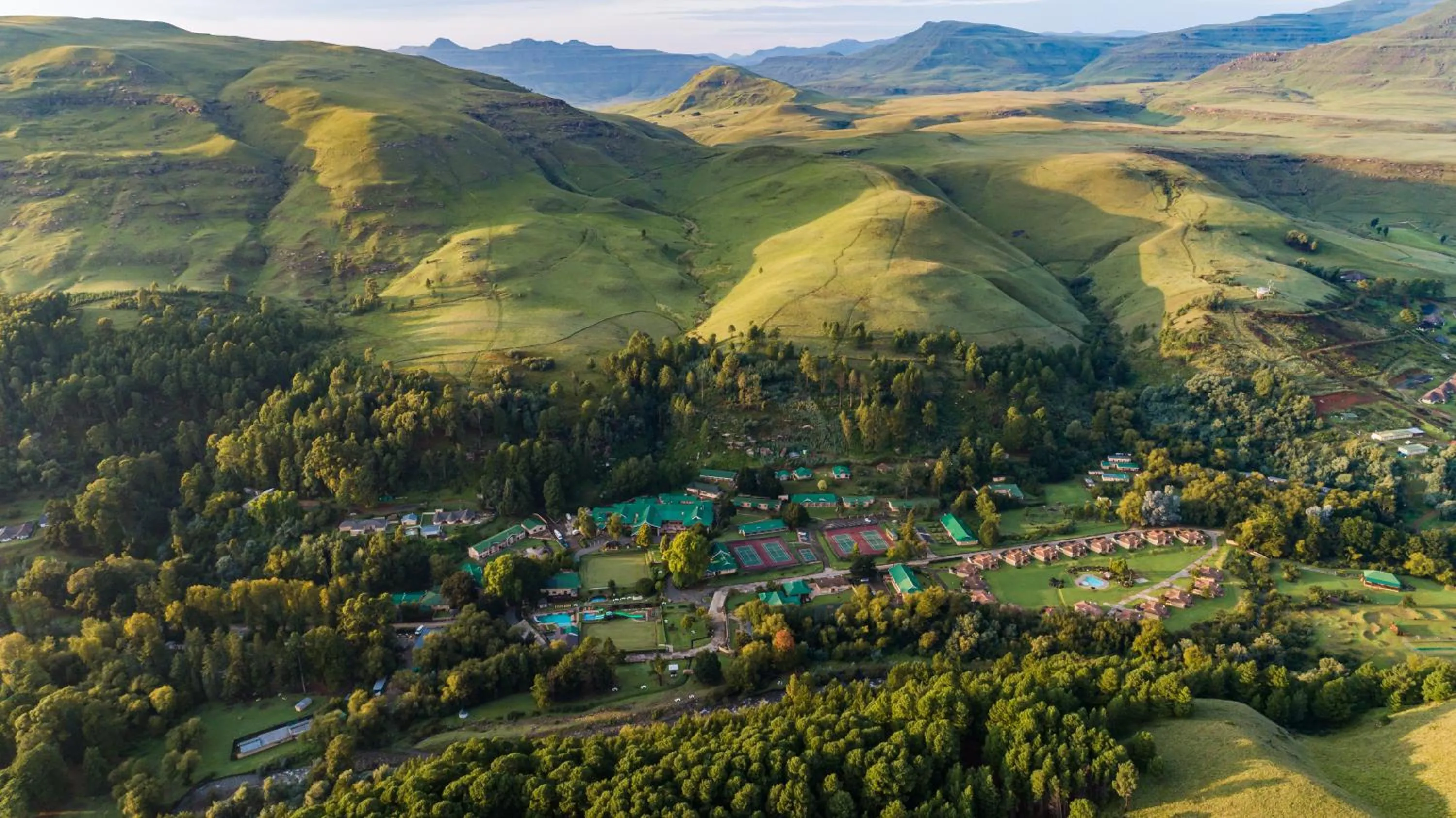 Natural landscape in Gooderson Drakensberg Gardens Golf & Spa Resort