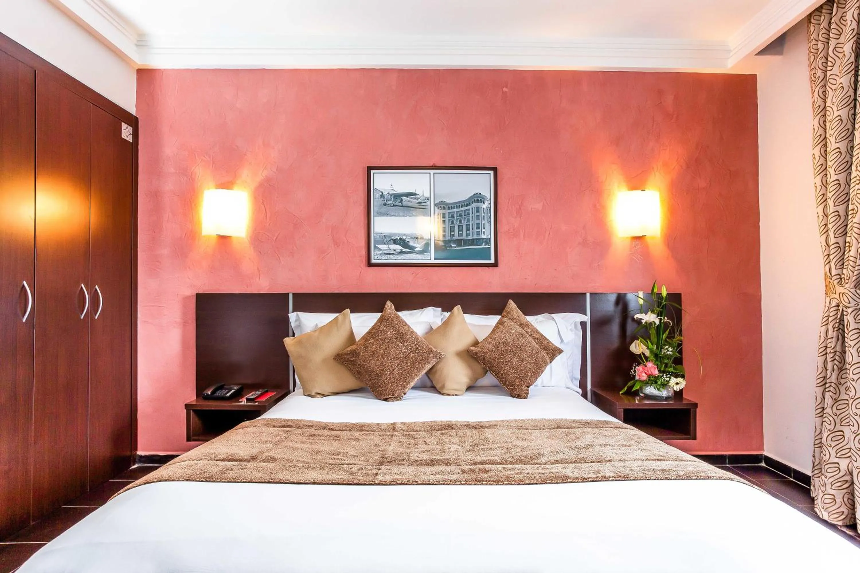 Bedroom, Bed in Relax Hotel Airport Nouasseur