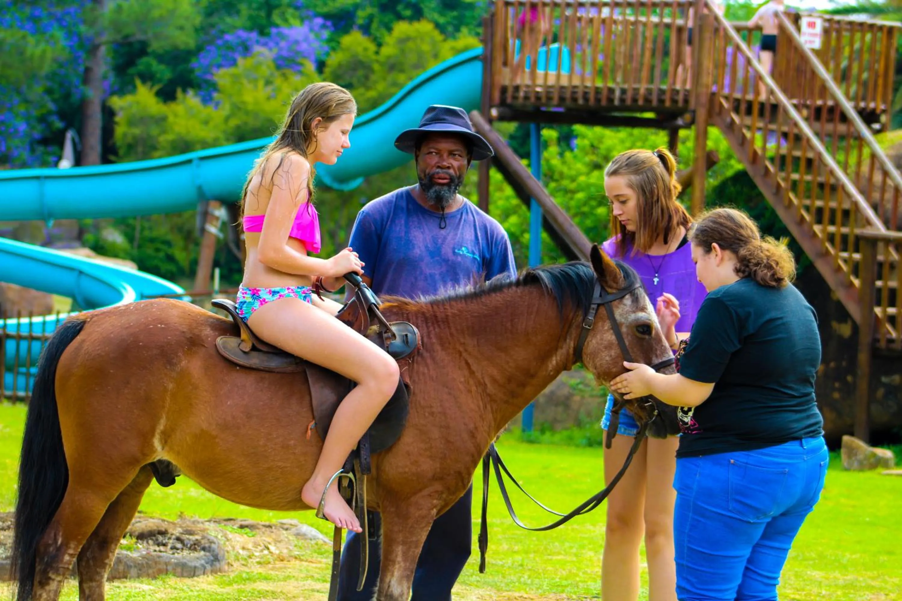 Horse-riding in Gooderson Natal Spa Hot Springs Resort