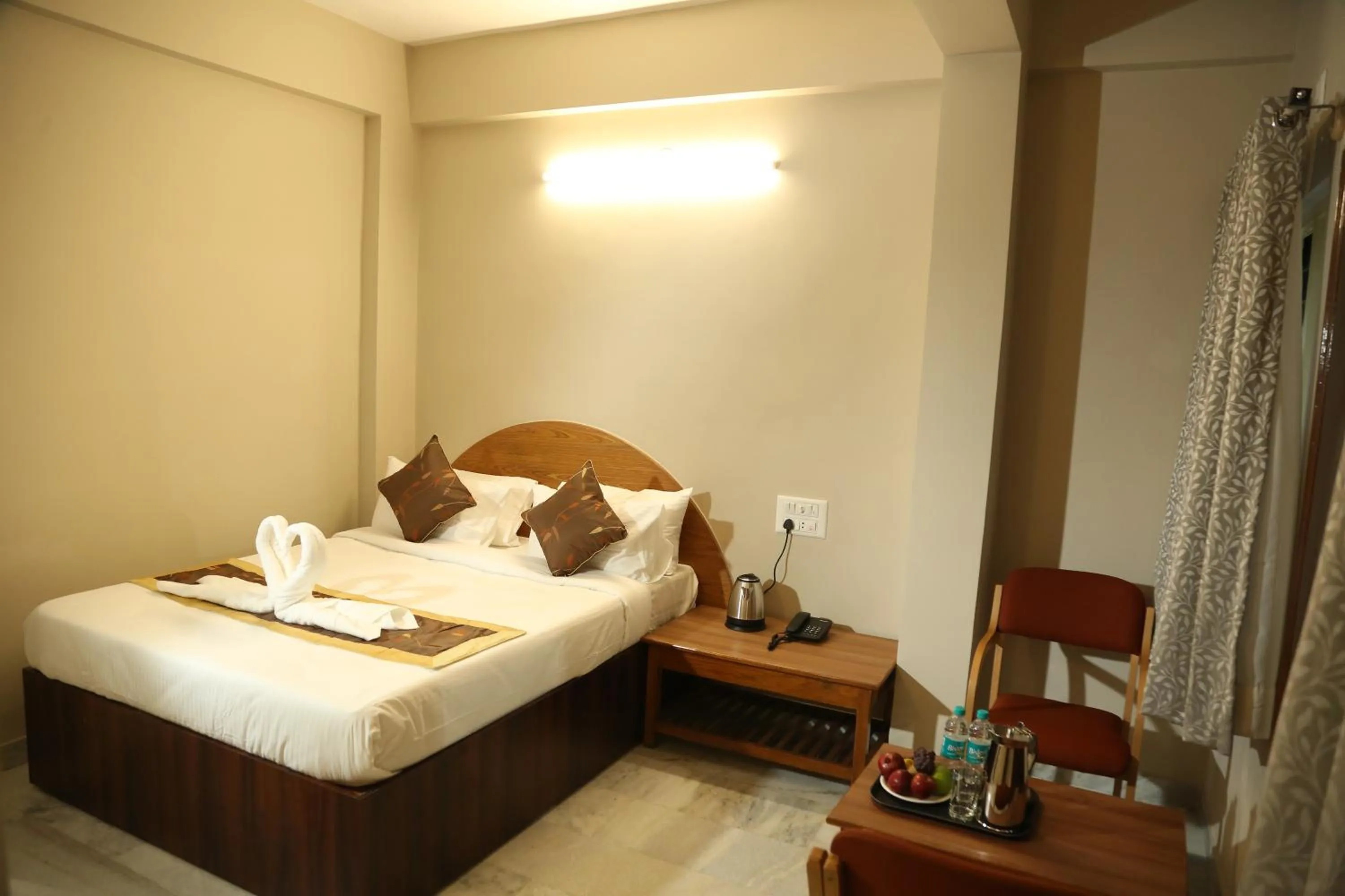 Bed in Soundarya Hotel