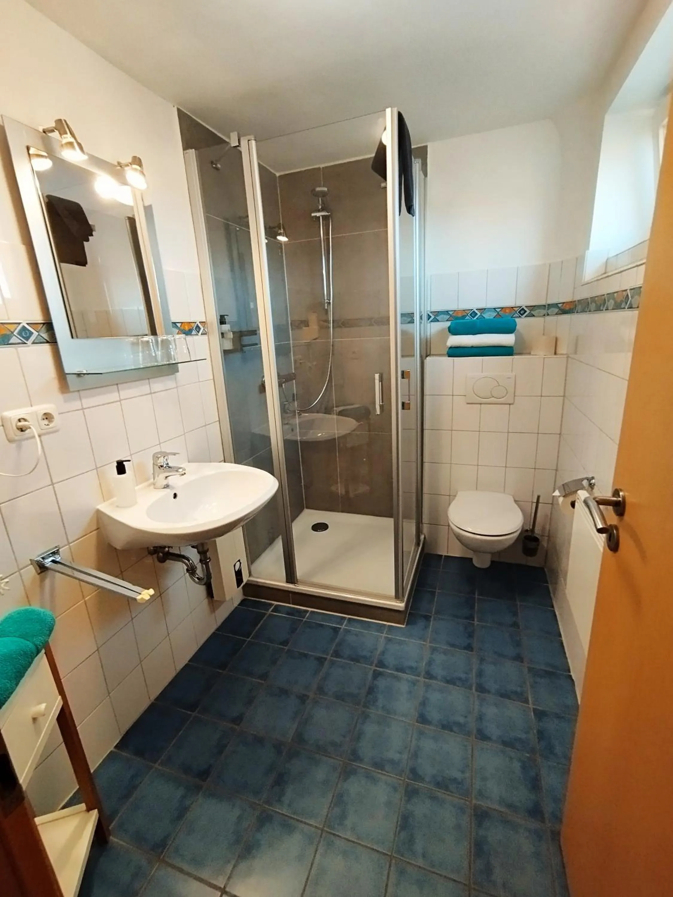 Bathroom in Landhaus Hammoor Stieper Gastronomie GmbH