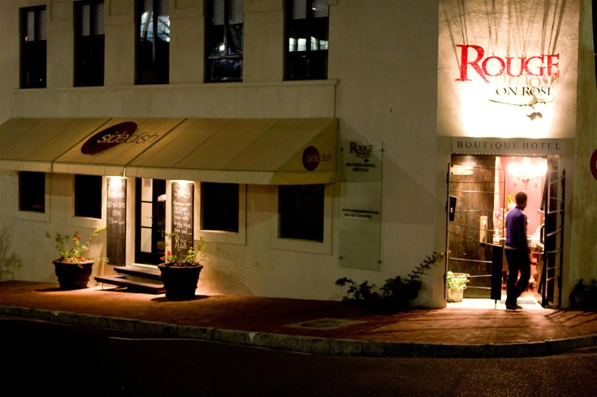 Facade/entrance in Rouge on Rose Boutique Hotel