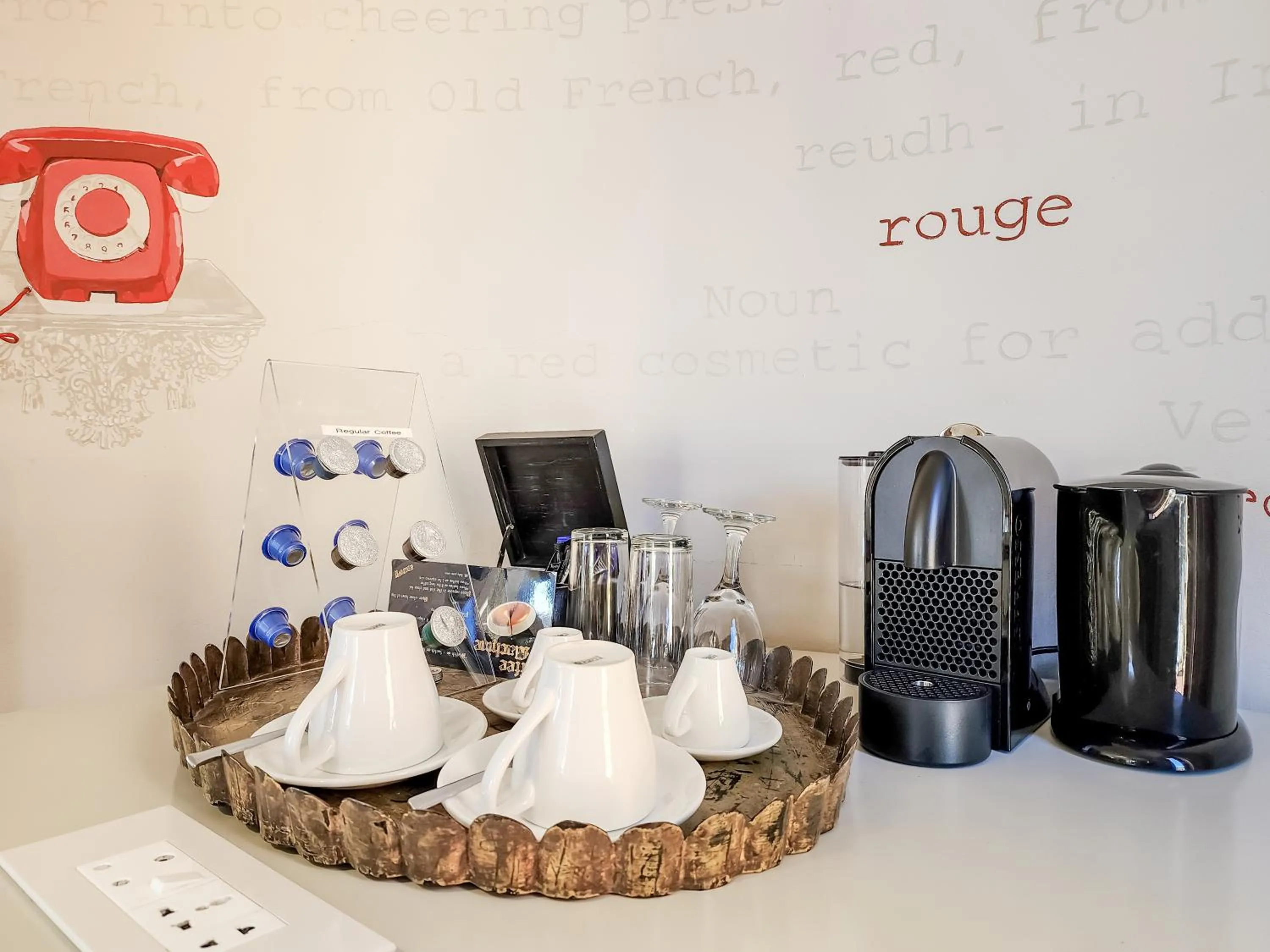 Coffee/tea facilities in Rouge on Rose Boutique Hotel