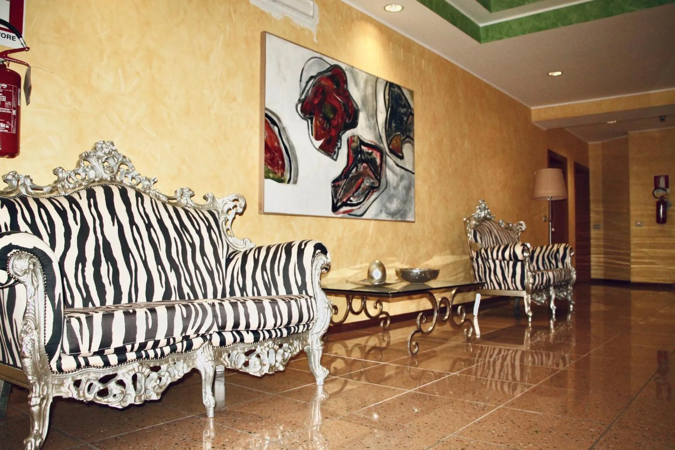 Lobby or reception in Hotel Matteotti