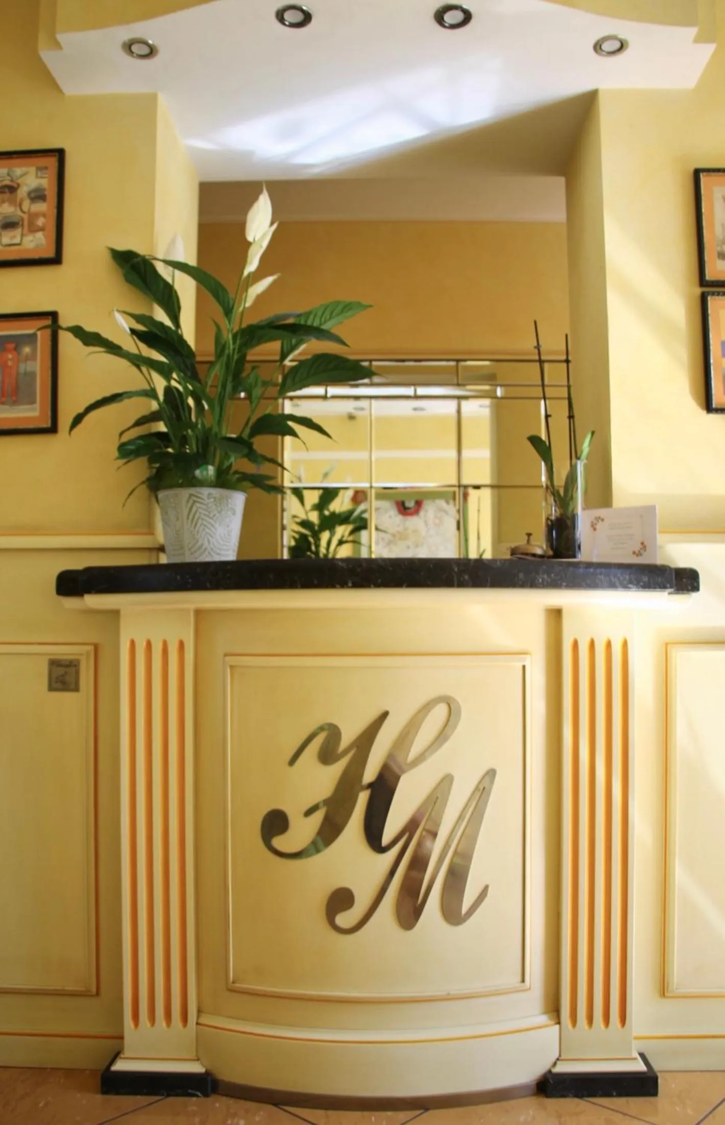 Lobby or reception in Hotel Matteotti