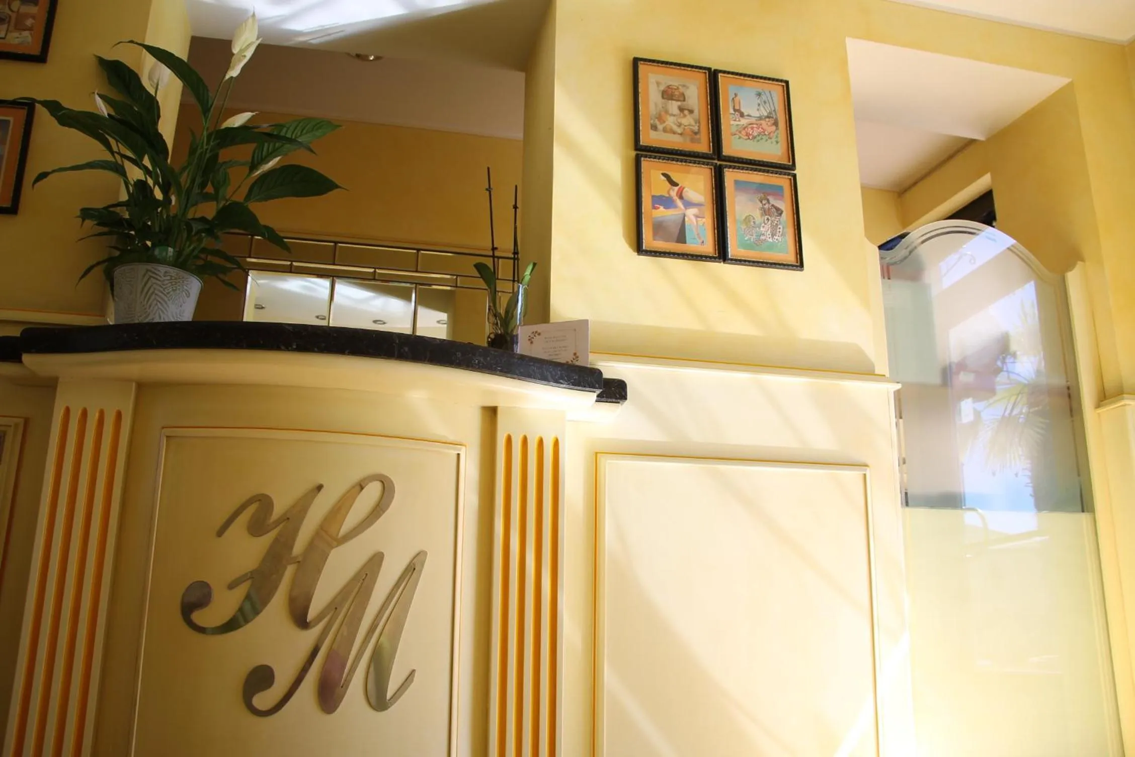 Lobby or reception in Hotel Matteotti