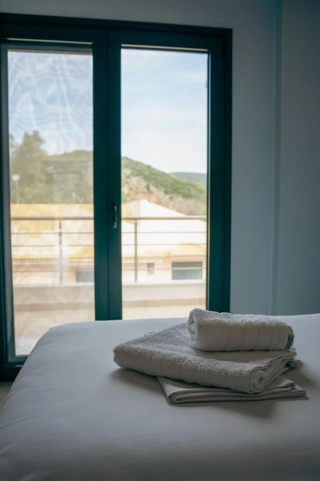 Property building, Bed in Coralli Hotel