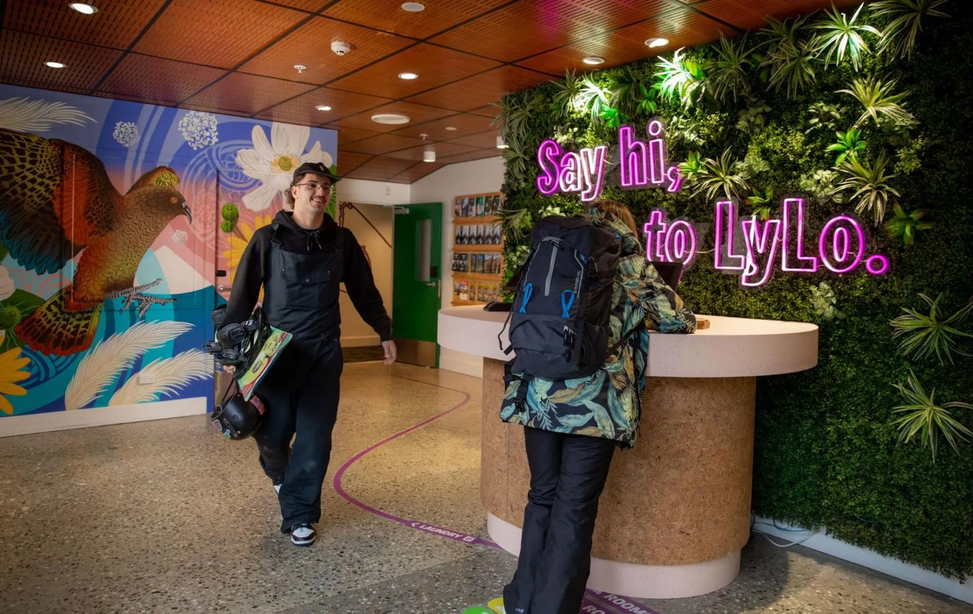 Lobby or reception in Jucy Snooze Queenstown