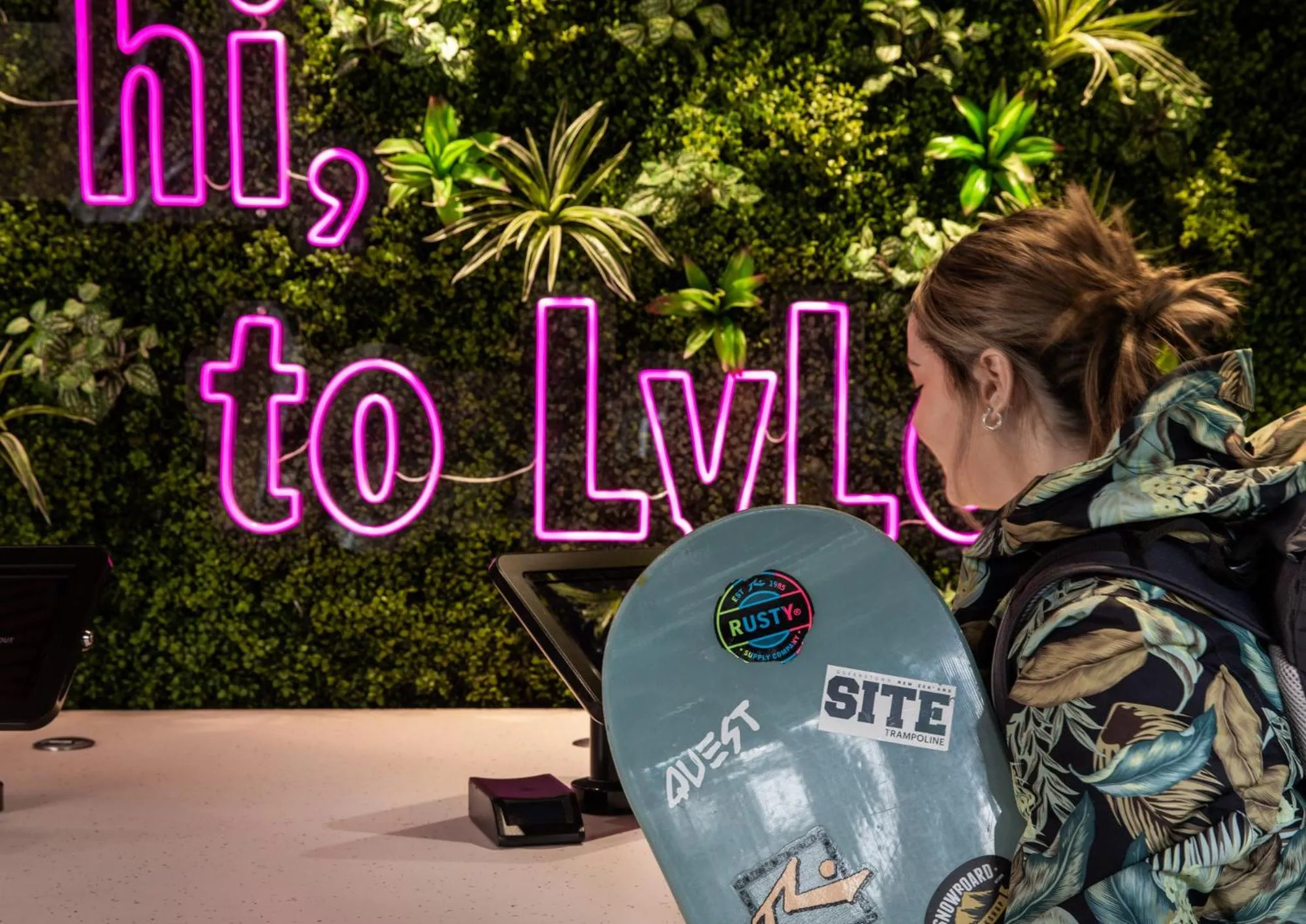 People, Property Logo/Sign in Jucy Snooze Queenstown