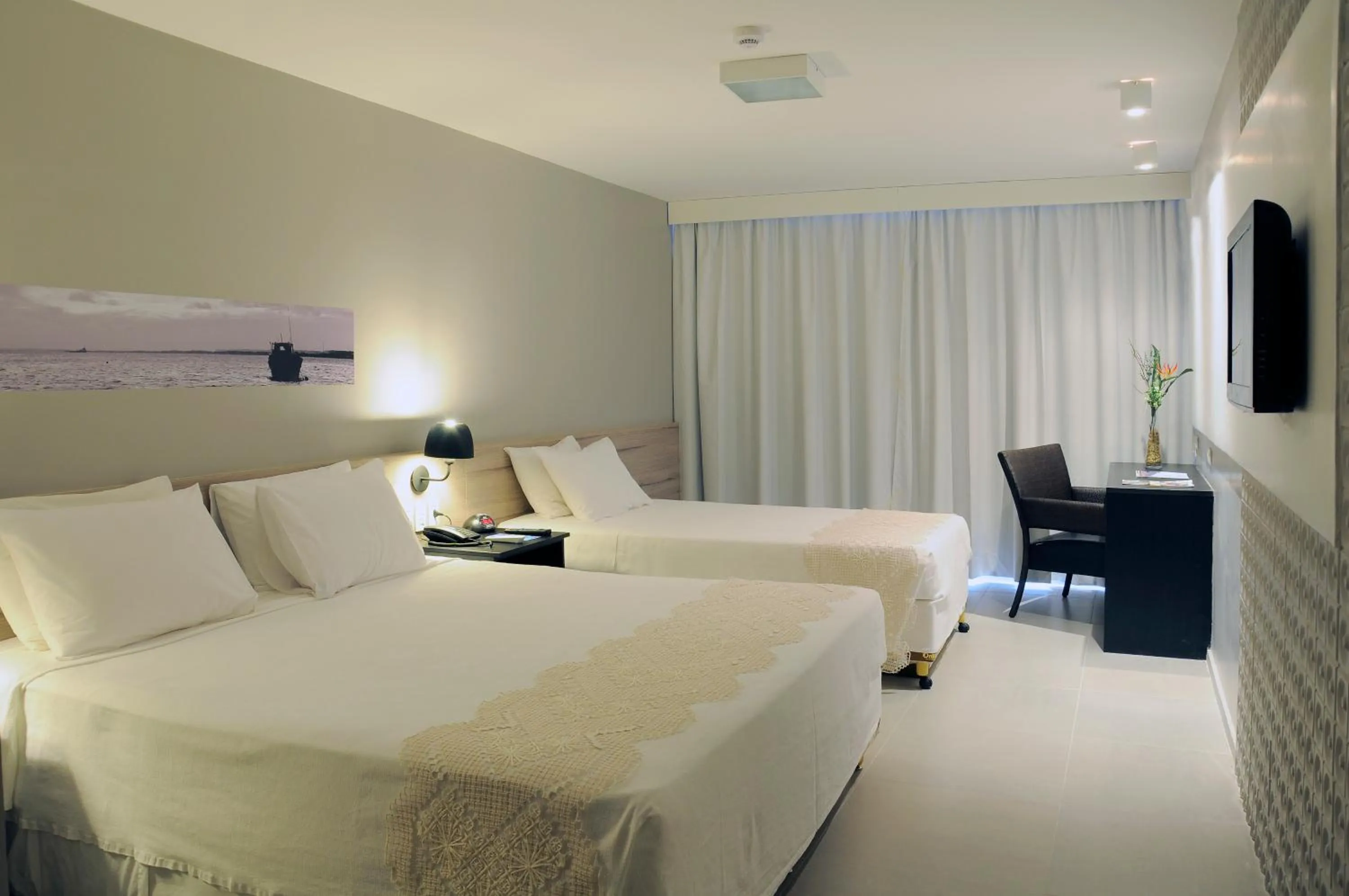 Bed in Maceió Mar Hotel