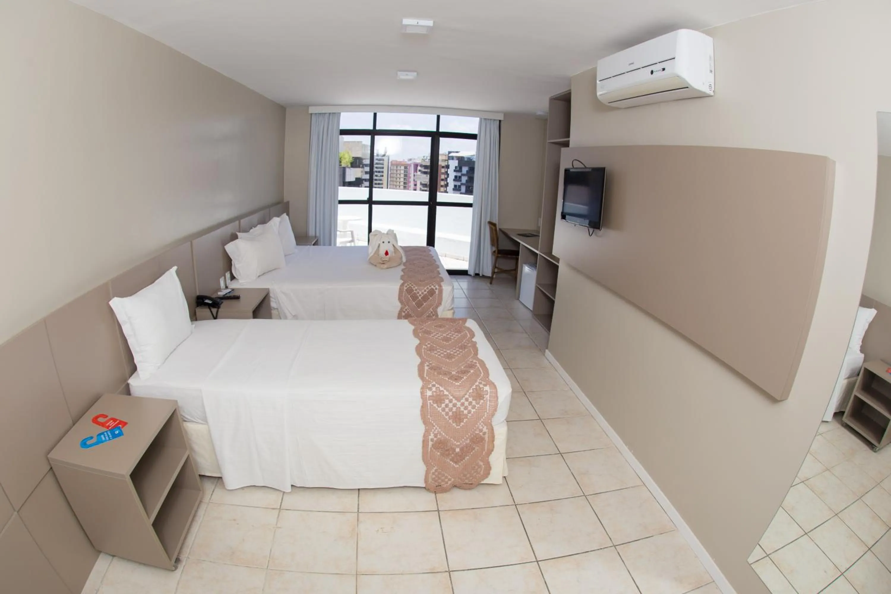 Bed in Maceió Mar Hotel