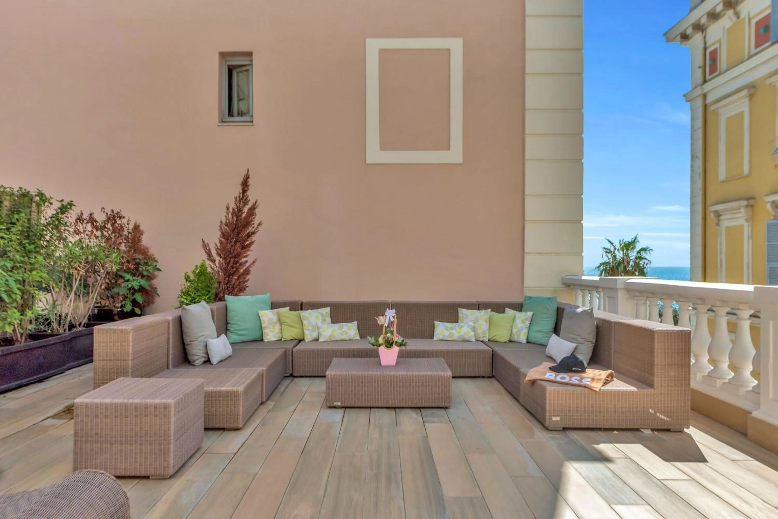 Balcony/Terrace in Hotel Beau Rivage