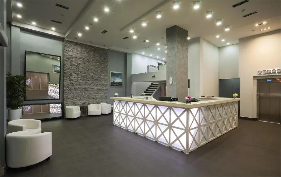 Lobby or reception in Hotel Turist