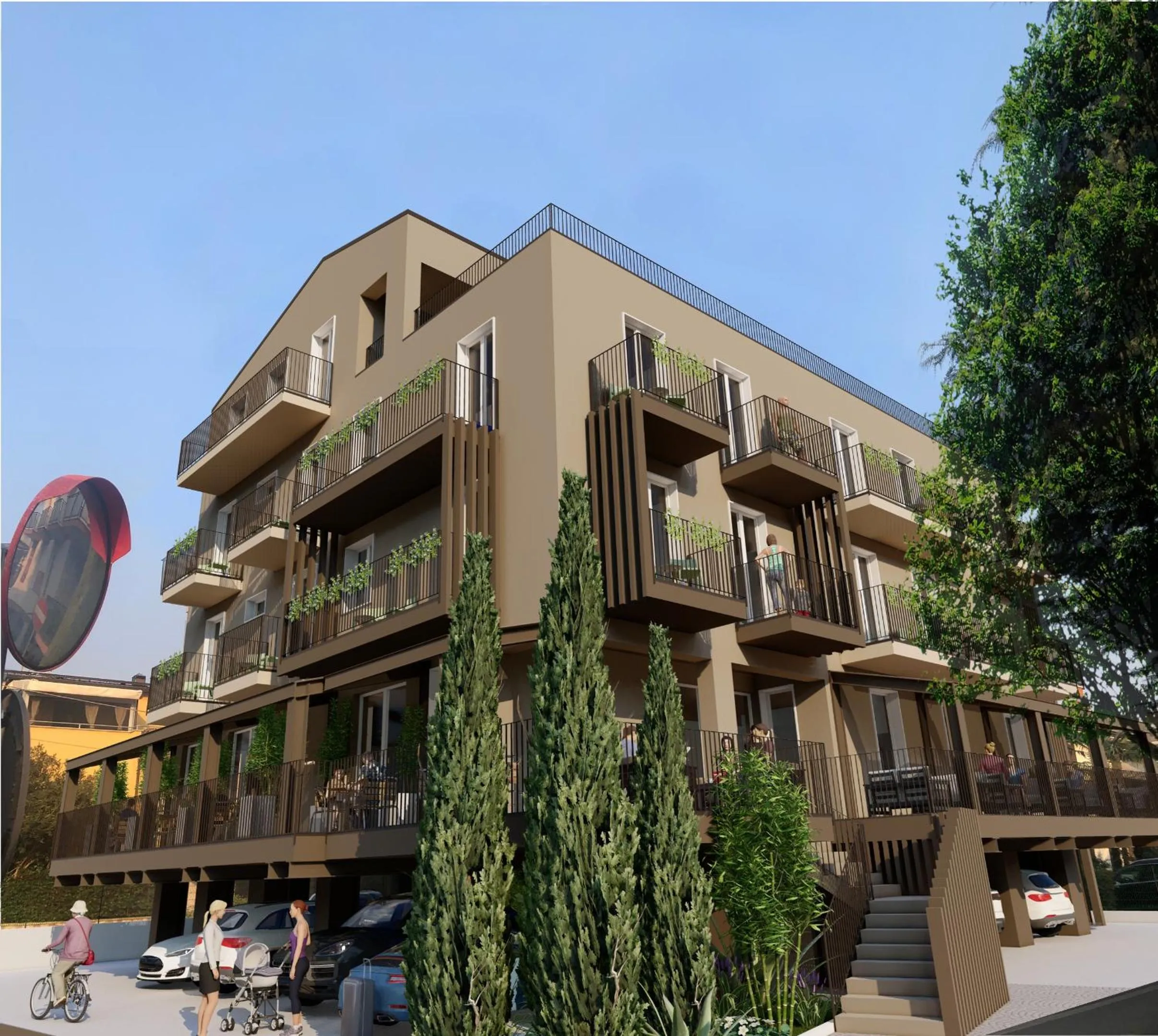 Property building in Hotel Taormina