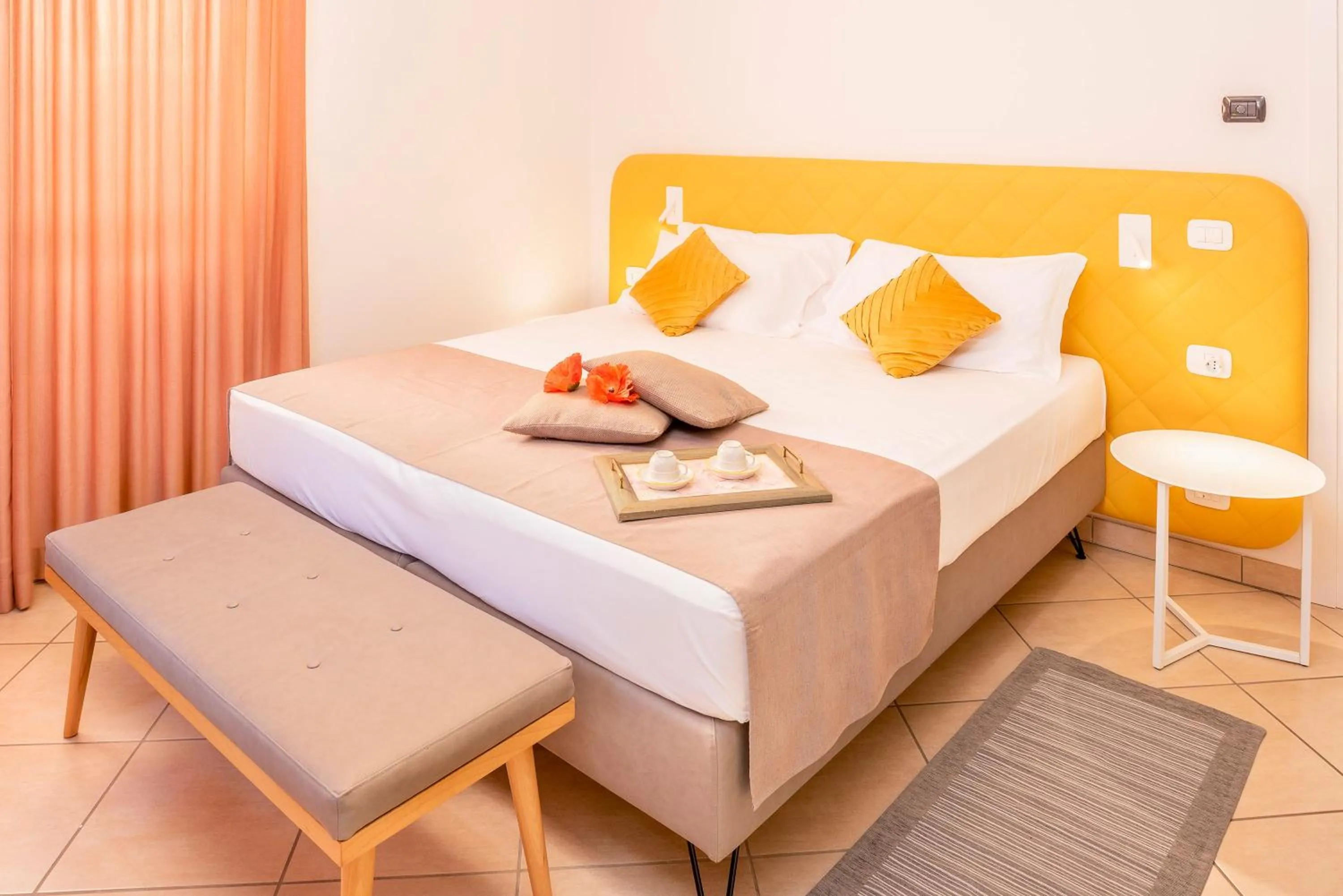 Bed in Hotel Taormina