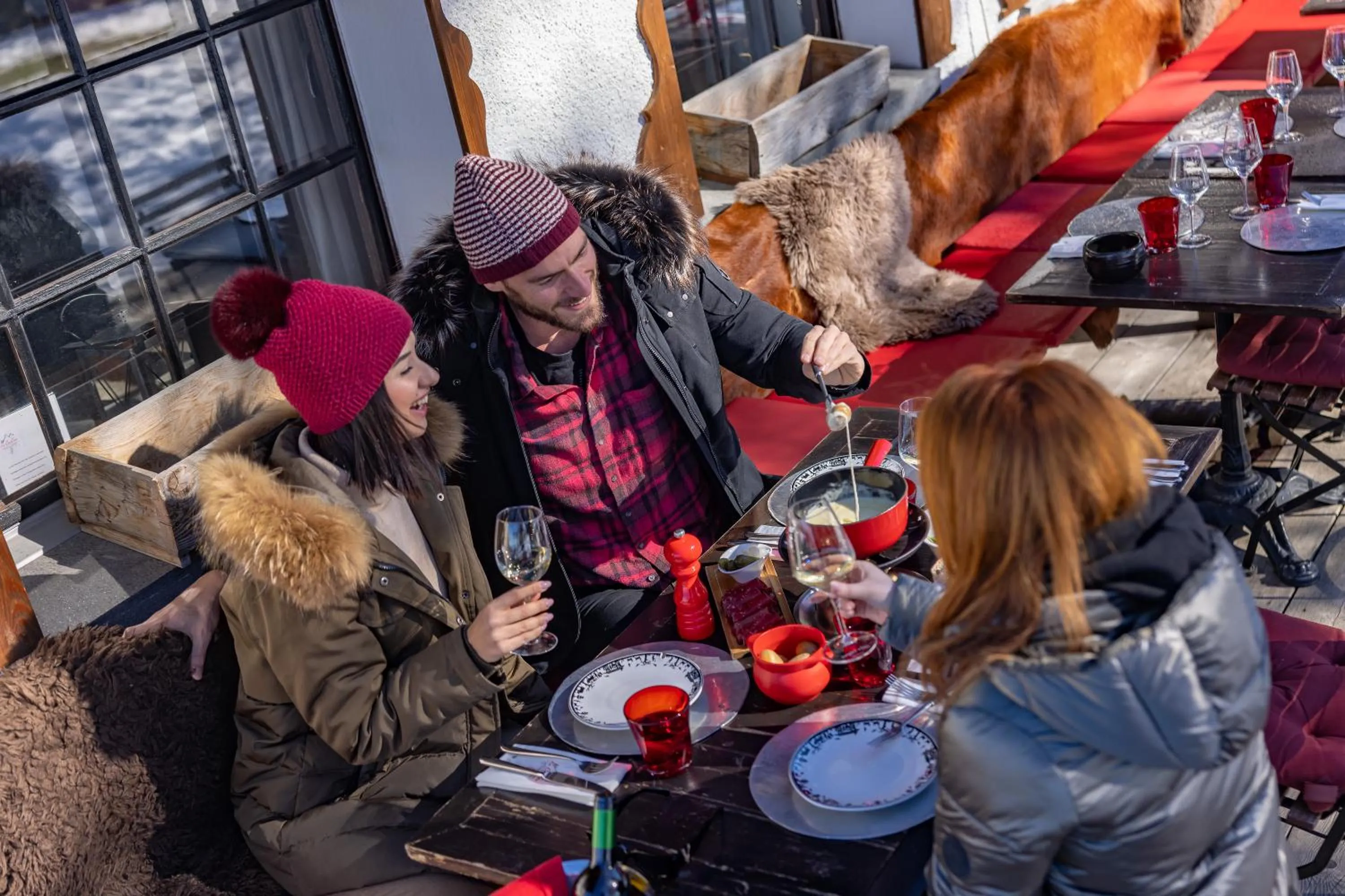 Patio in Le Coucou Hotel Restaurant & Lounge-Bar