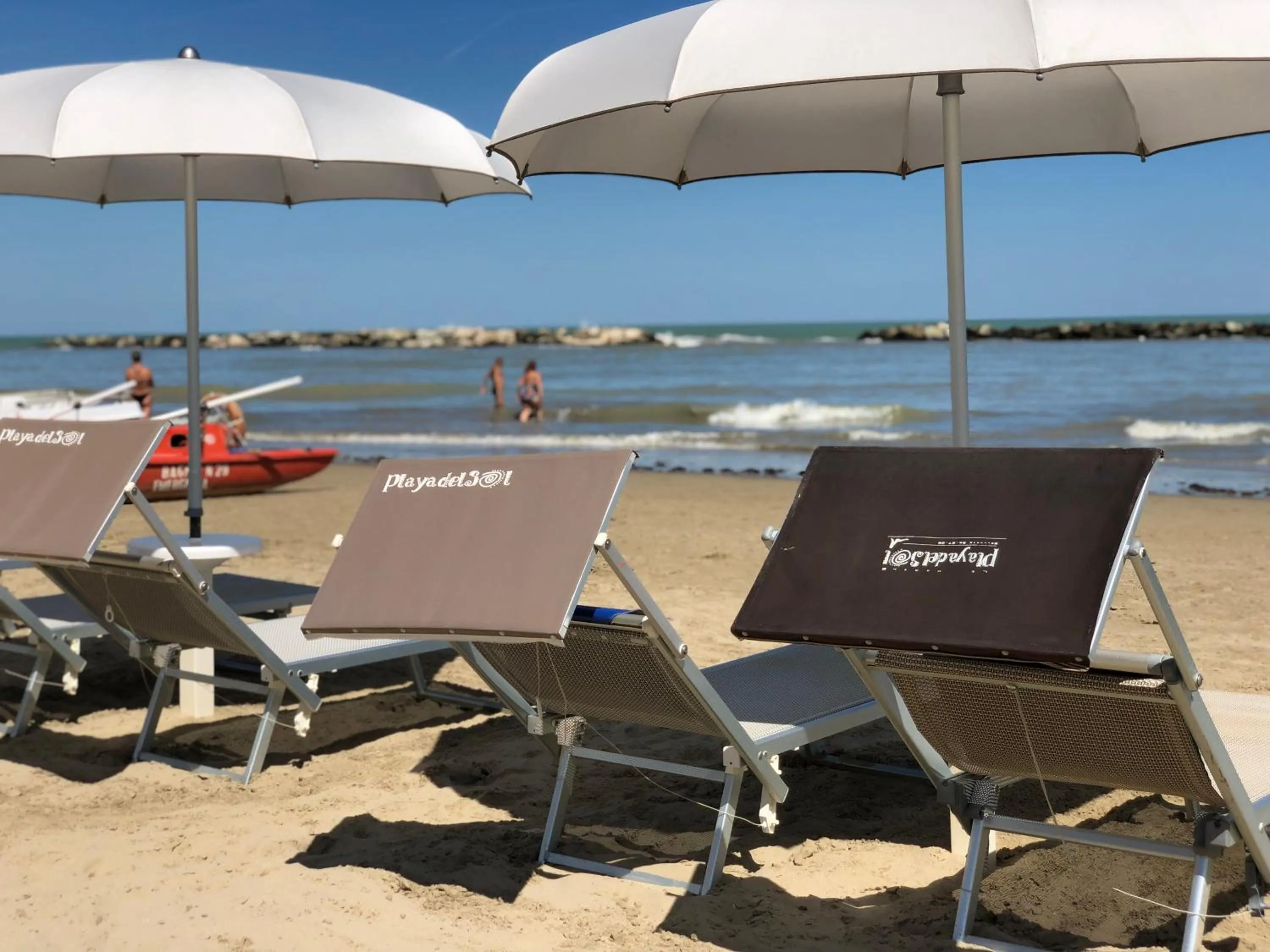 Beach in Hotel La Conchiglia