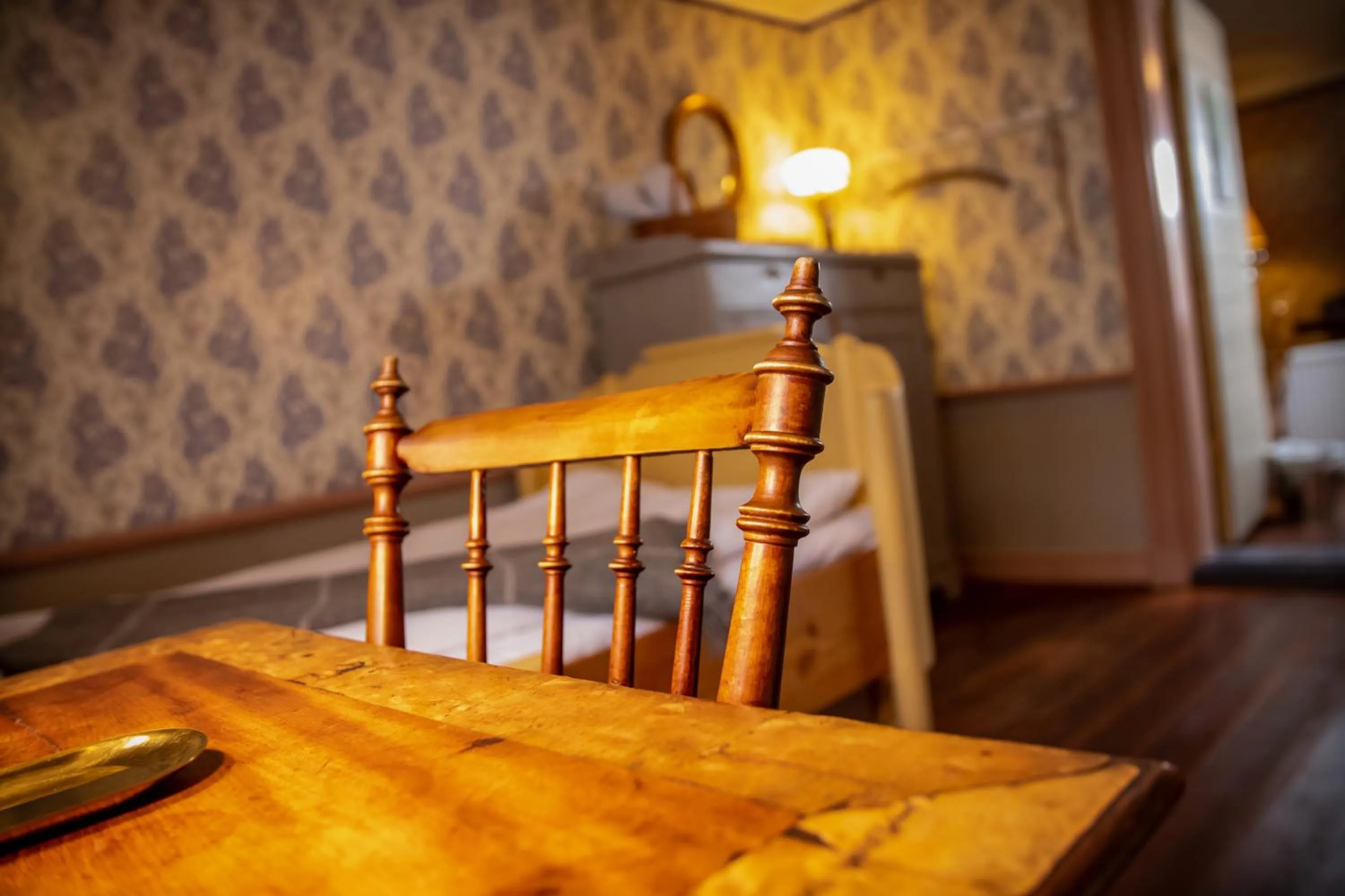 Bedroom, Bed in Hotell Dahlströmska gården