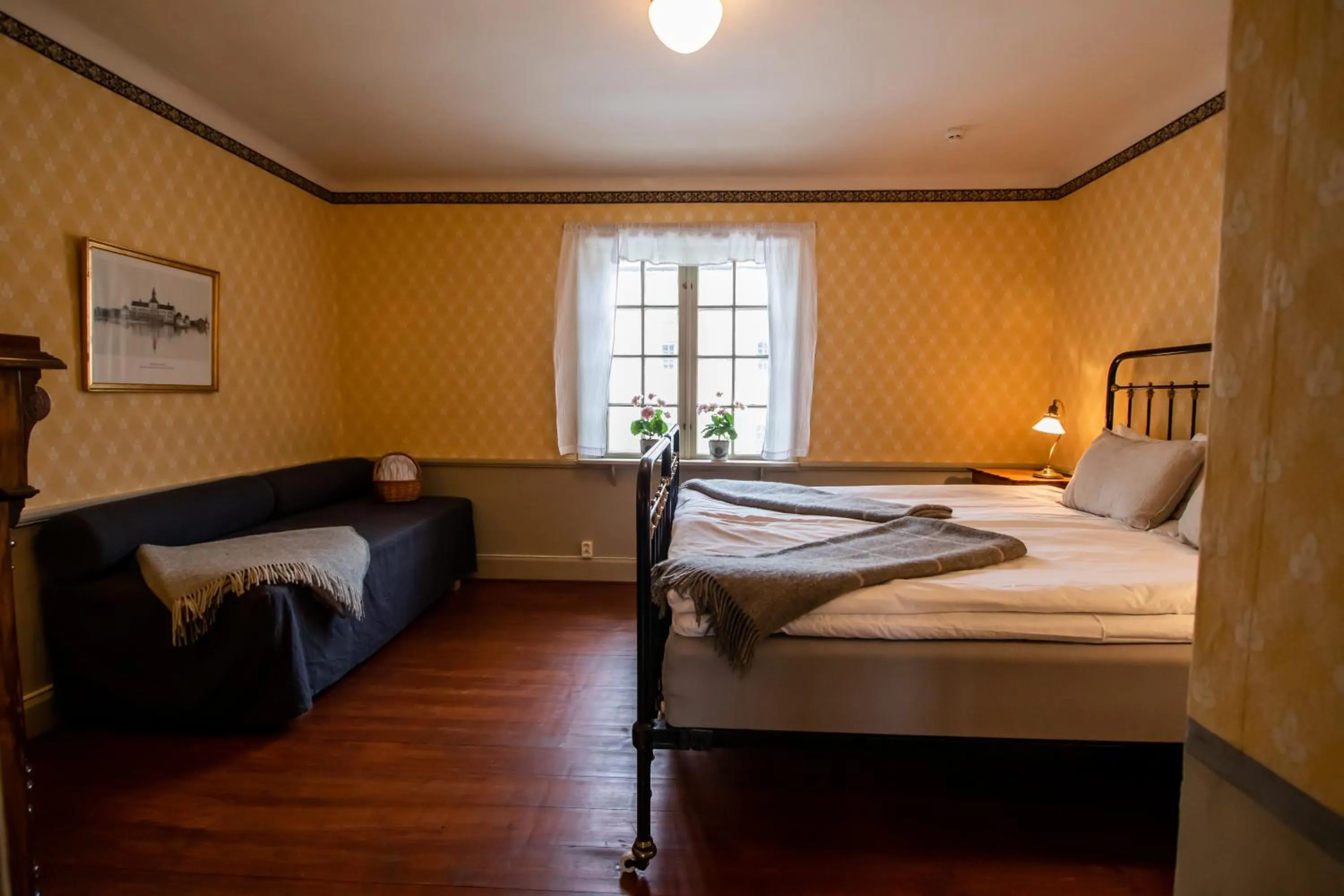 Bedroom, Bed in Hotell Dahlströmska gården