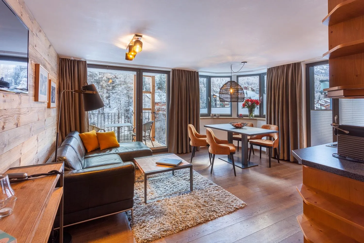 Living room in 22 Summits Apartments