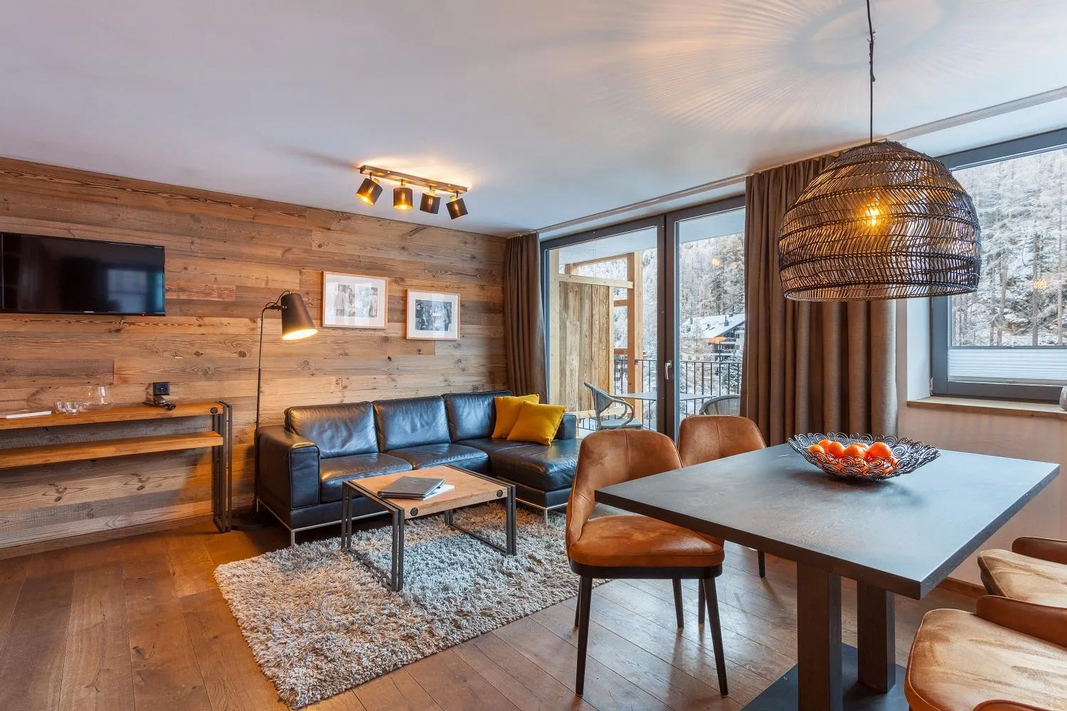 Living room in 22 Summits Apartments