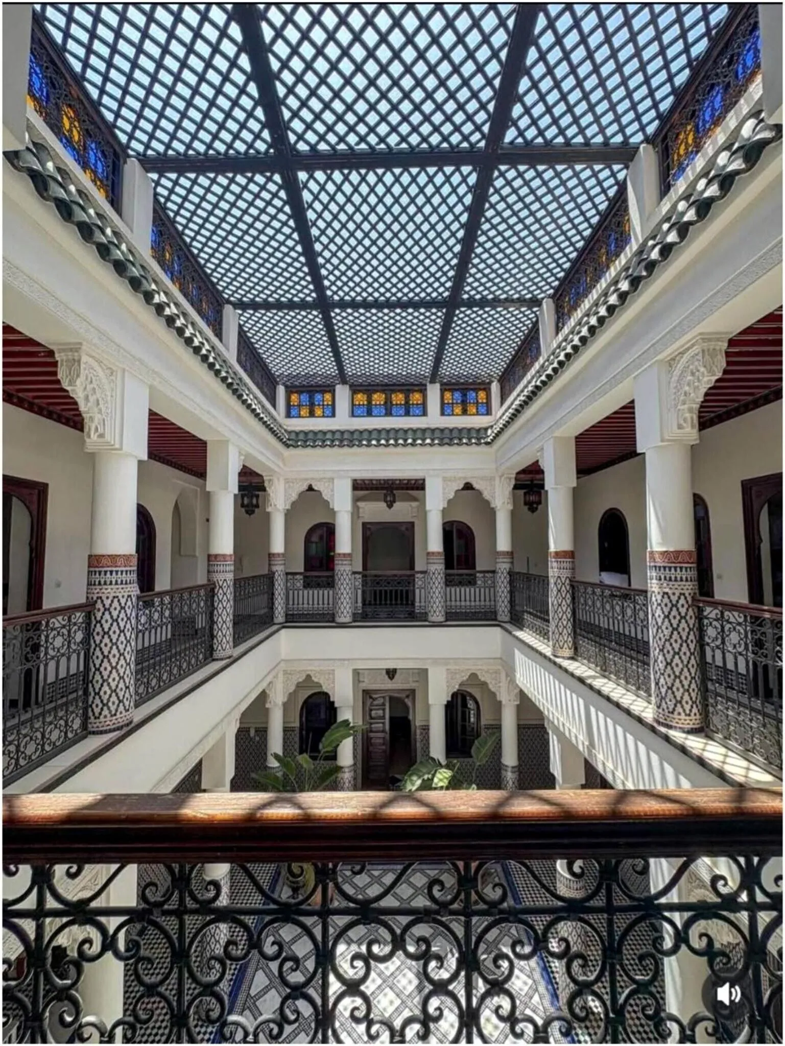 Patio in Riad Yakimour