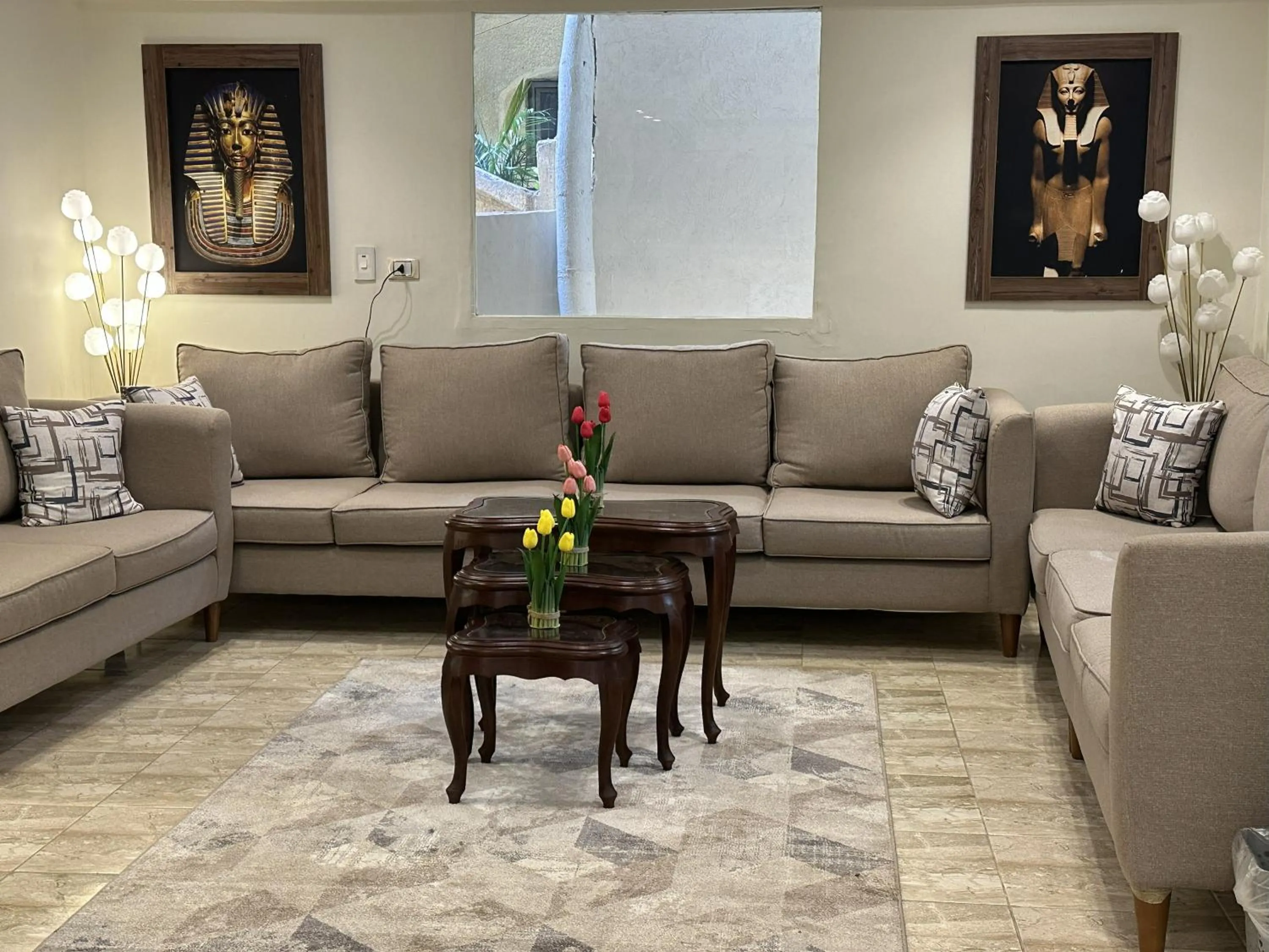 Lobby or reception in Giza Pyramids Inn