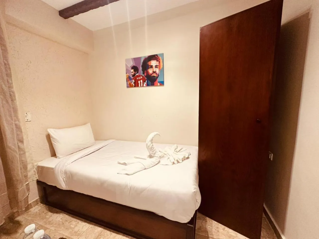 Bed in Giza Pyramids Inn