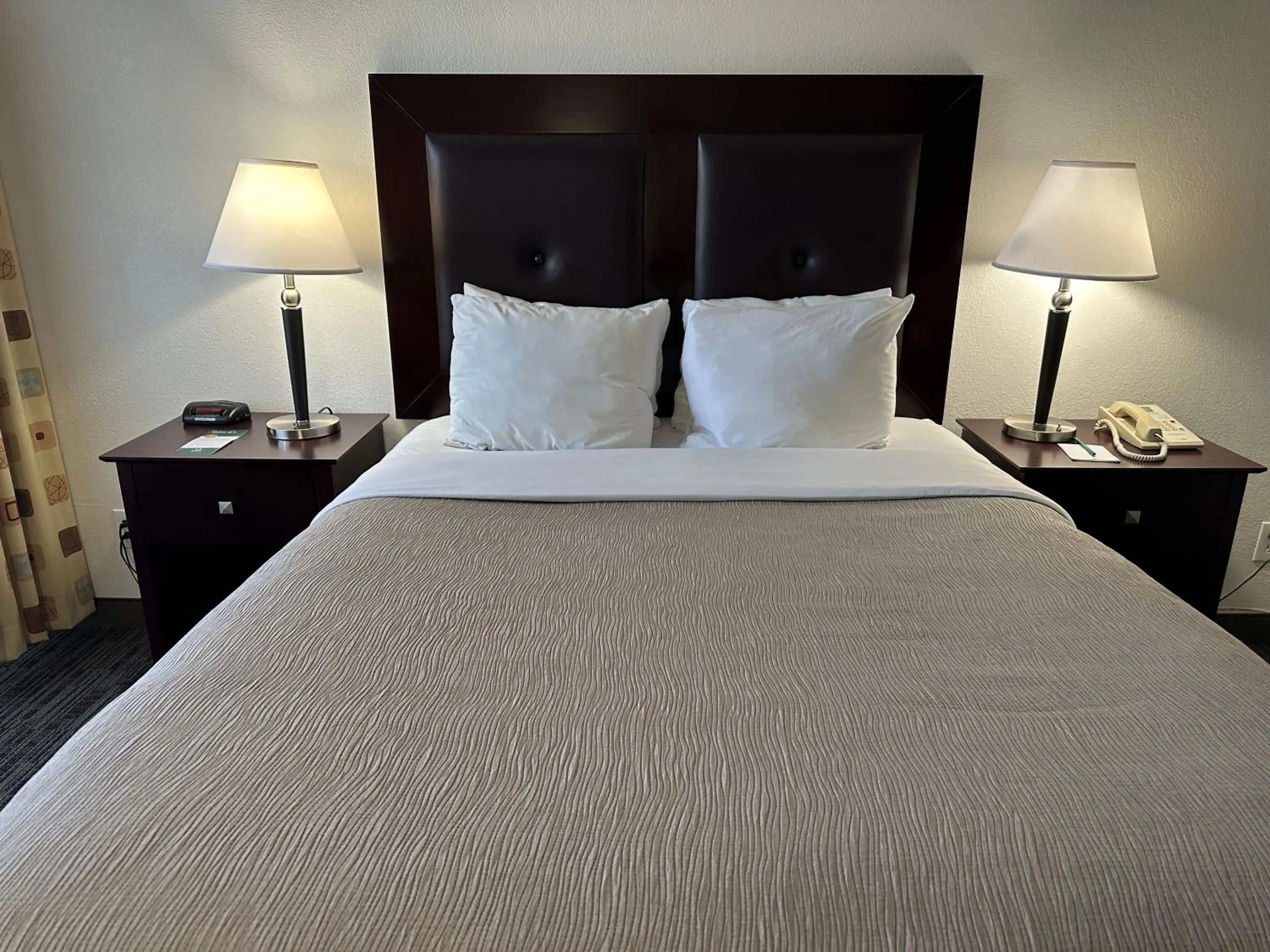 Bed in Quality Inn & Suites Everett