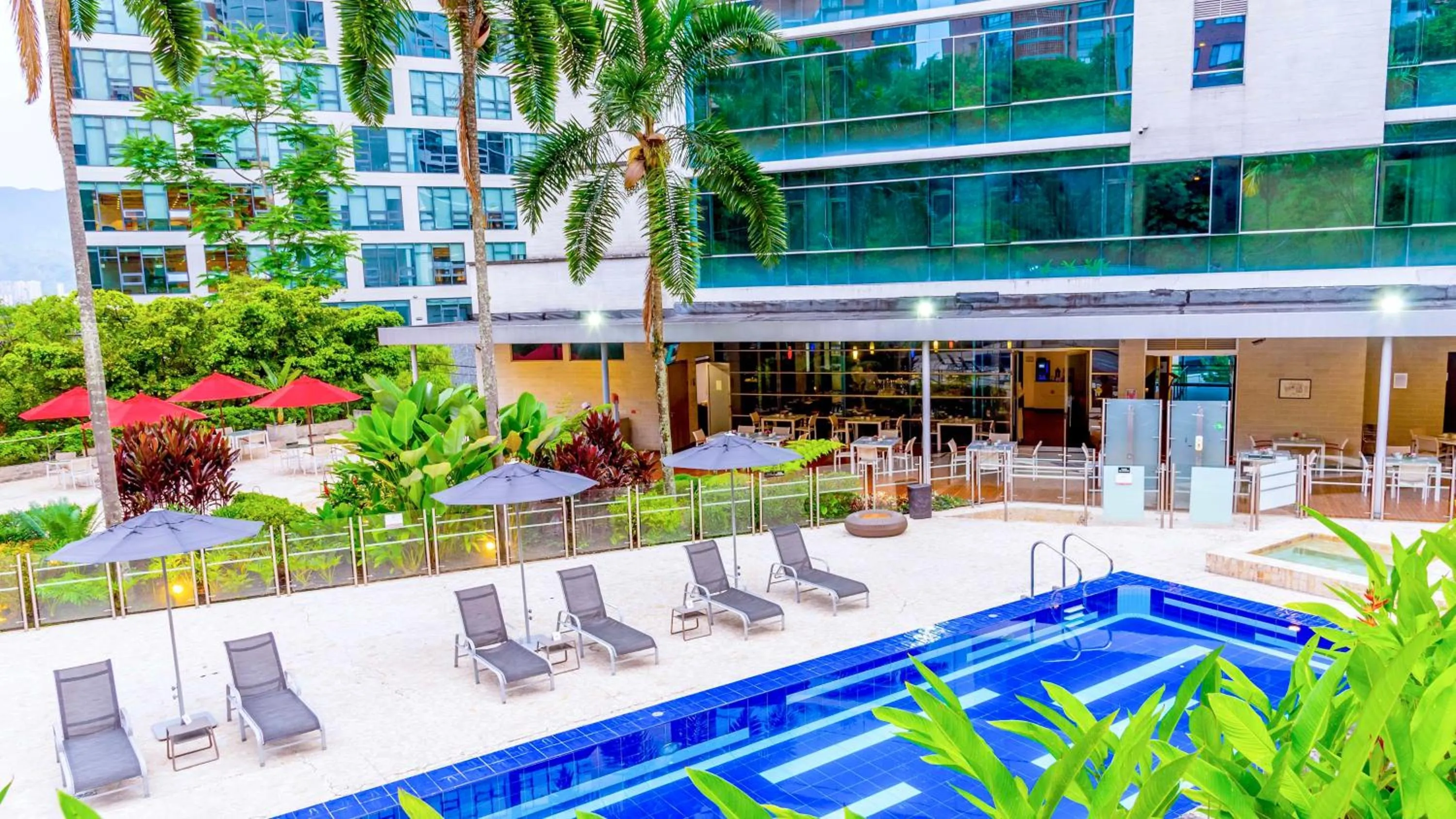 Pool view in NH Collection Medellin Royal