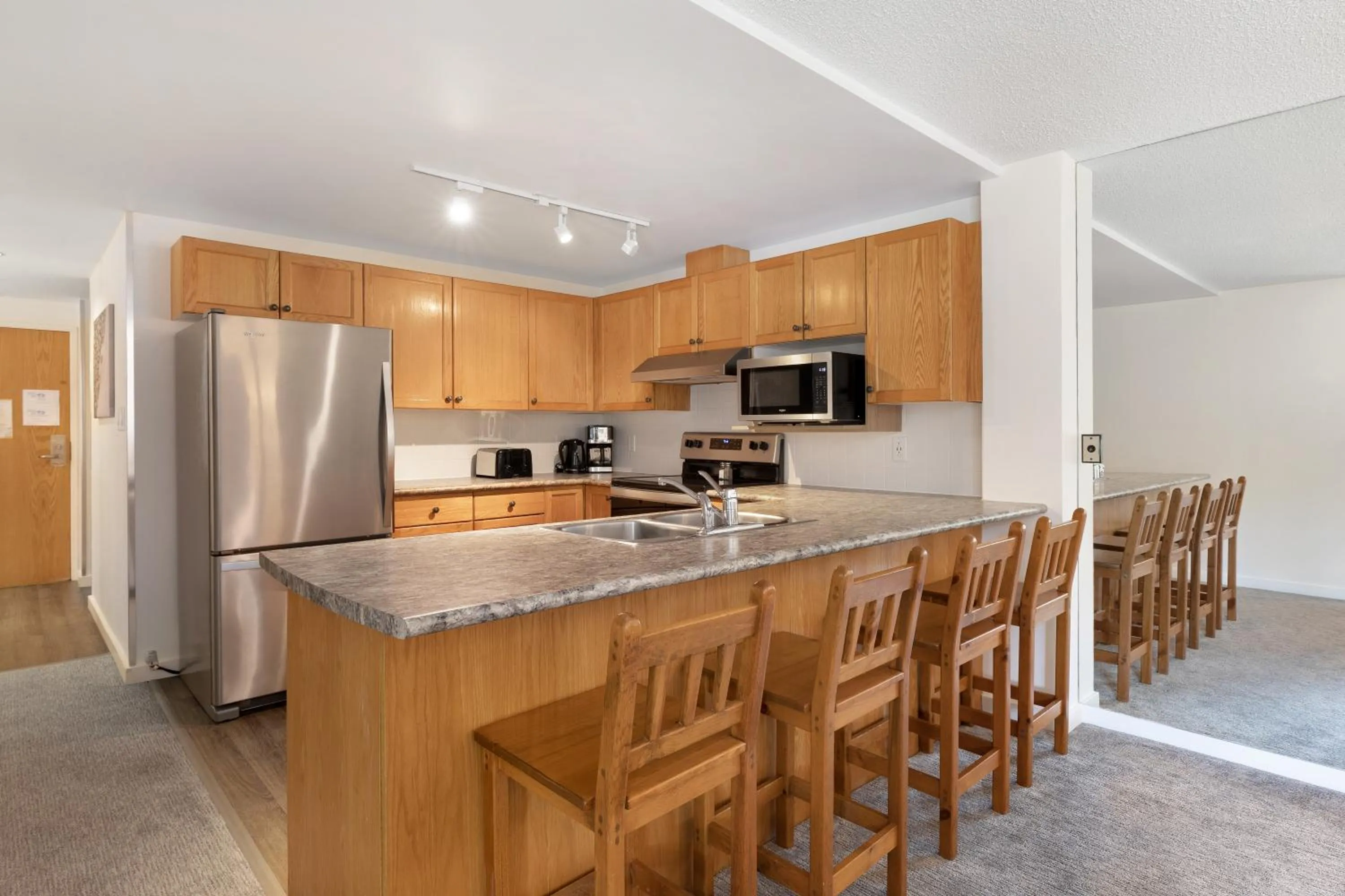 kitchen in The Woodrun Lodge by Whiski Jack