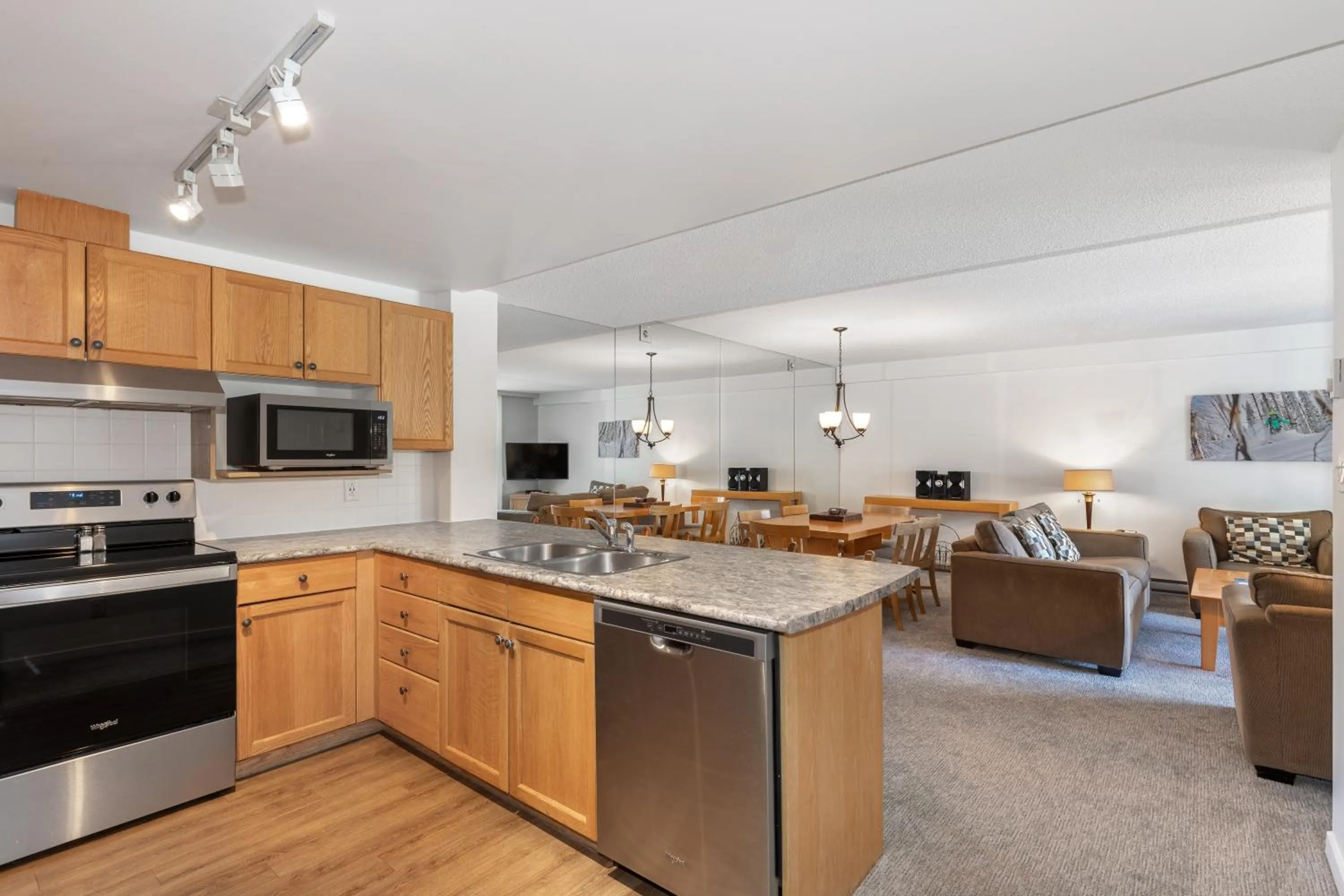 kitchen in The Woodrun Lodge by Whiski Jack