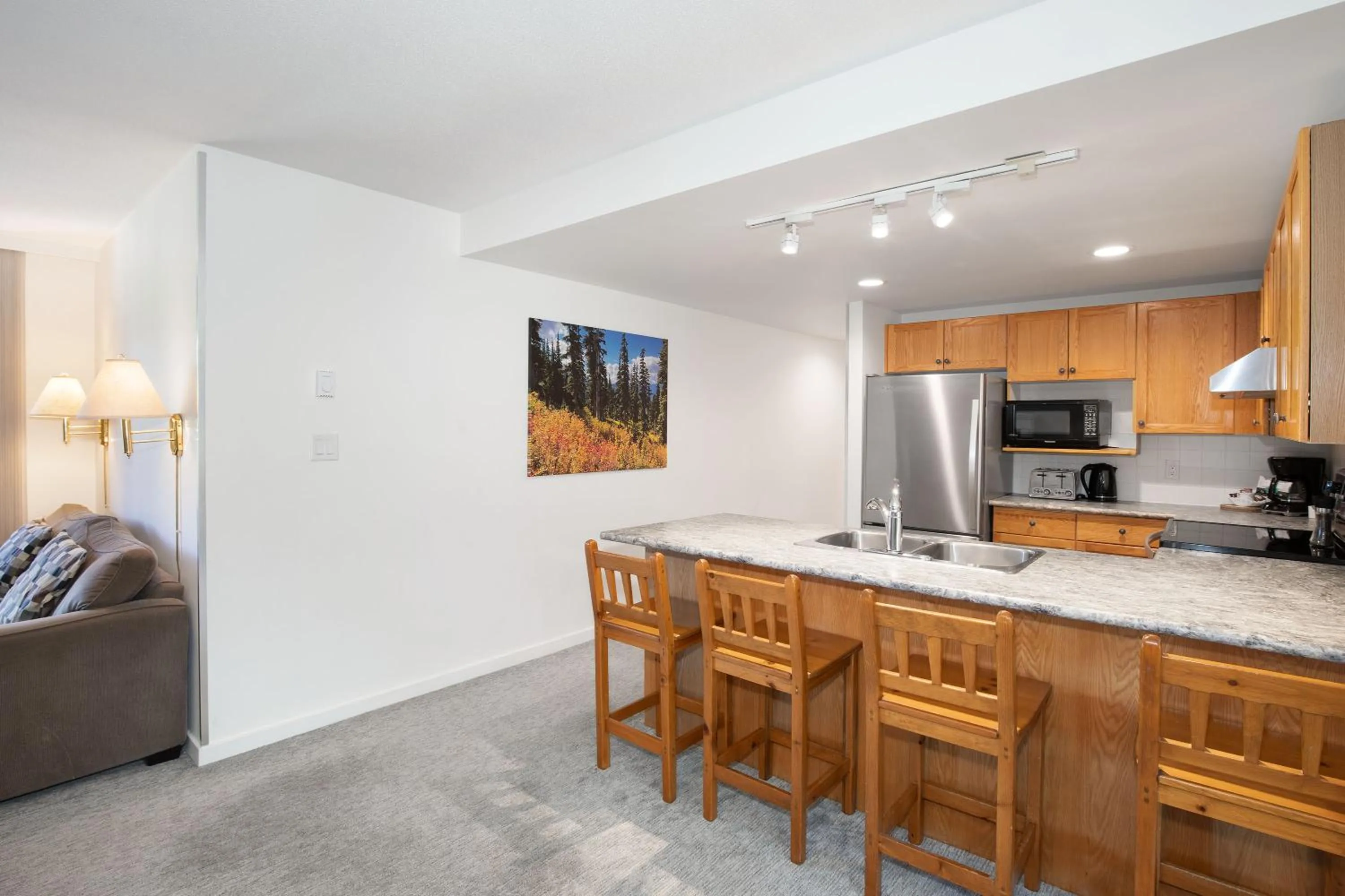 kitchen in The Woodrun Lodge by Whiski Jack