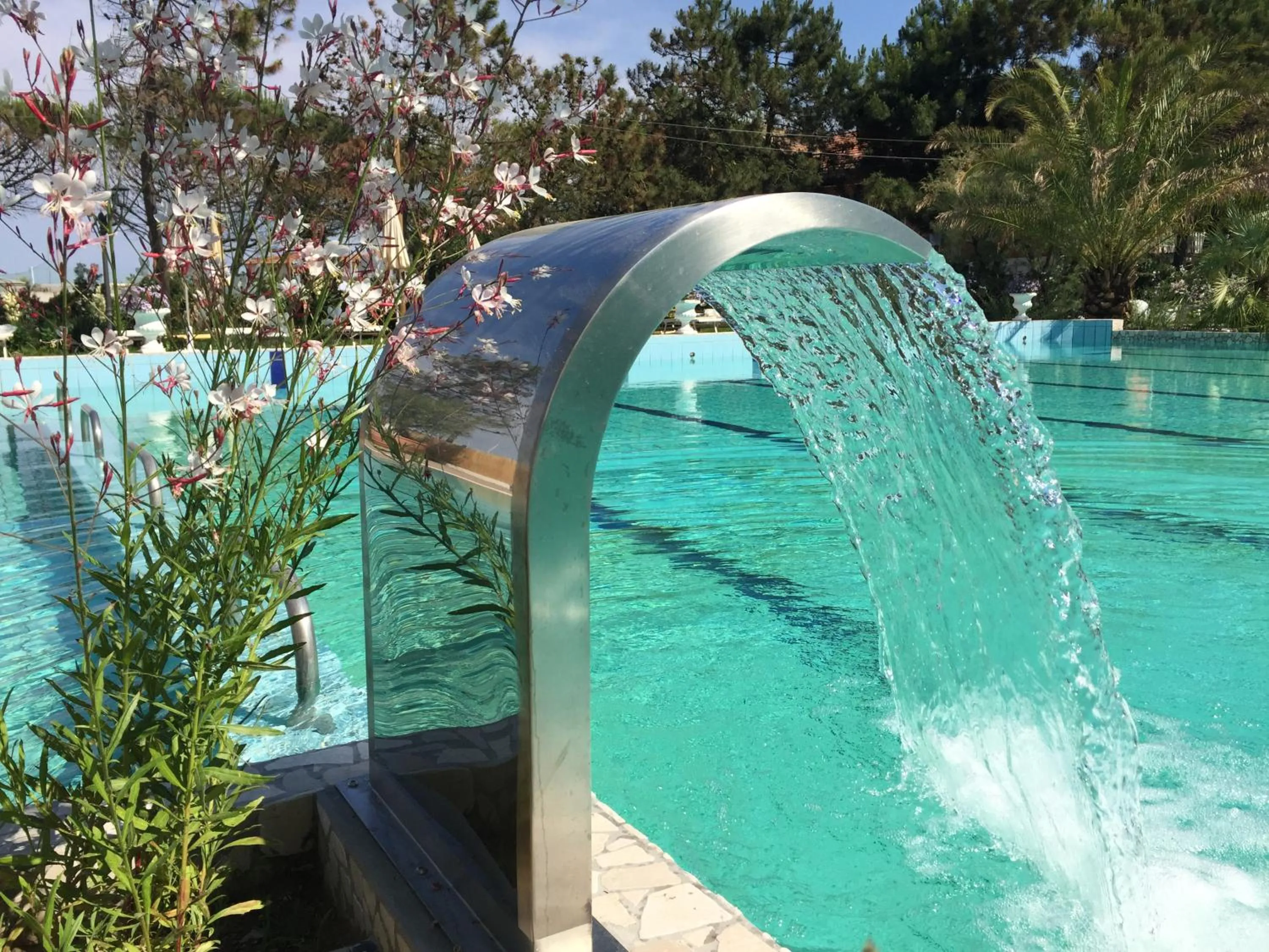 Pool view in hotel Locanda delle Dune