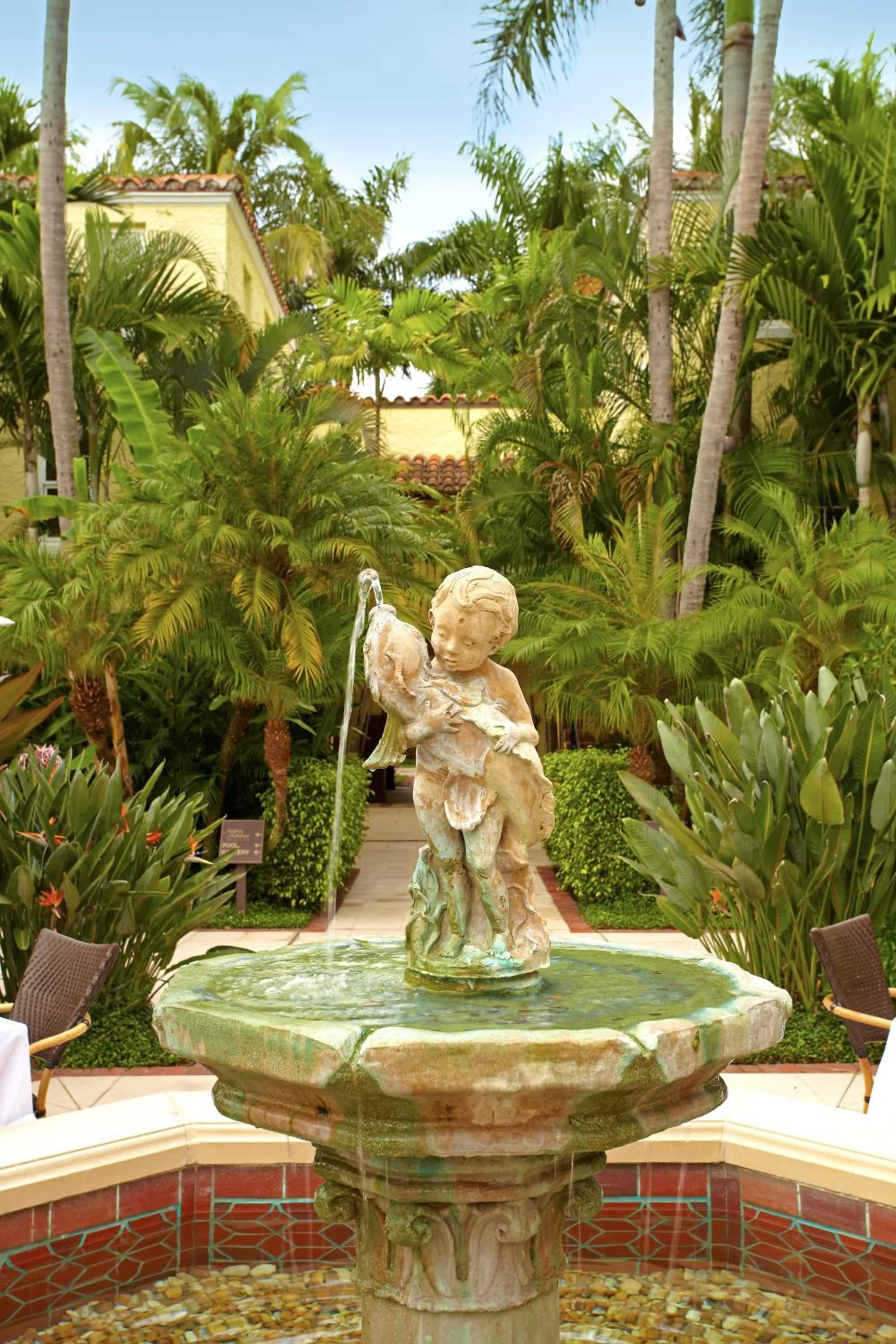 Decorative detail in The Brazilian Court Hotel