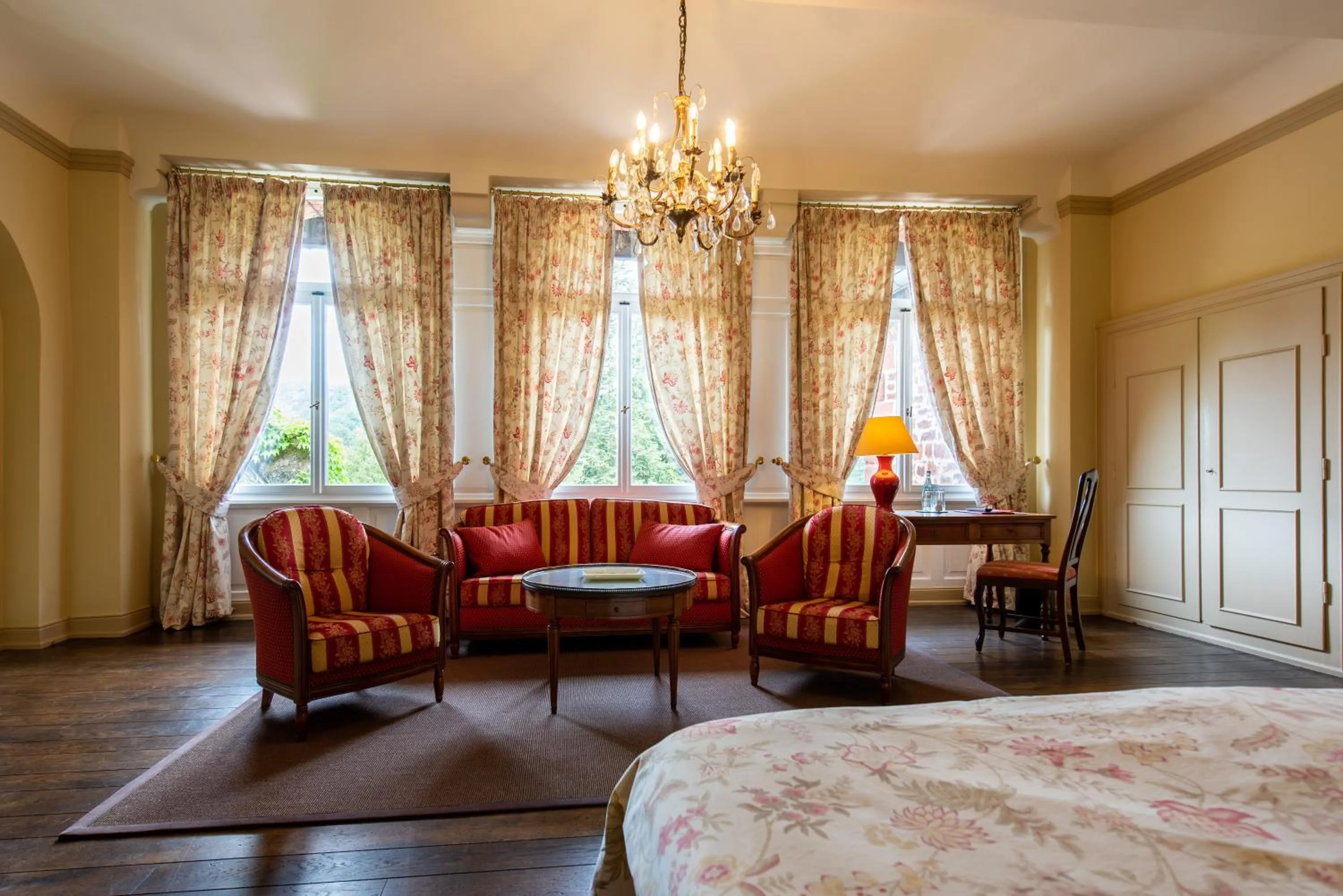 Seating area in Gästehaus Schloss Saareck