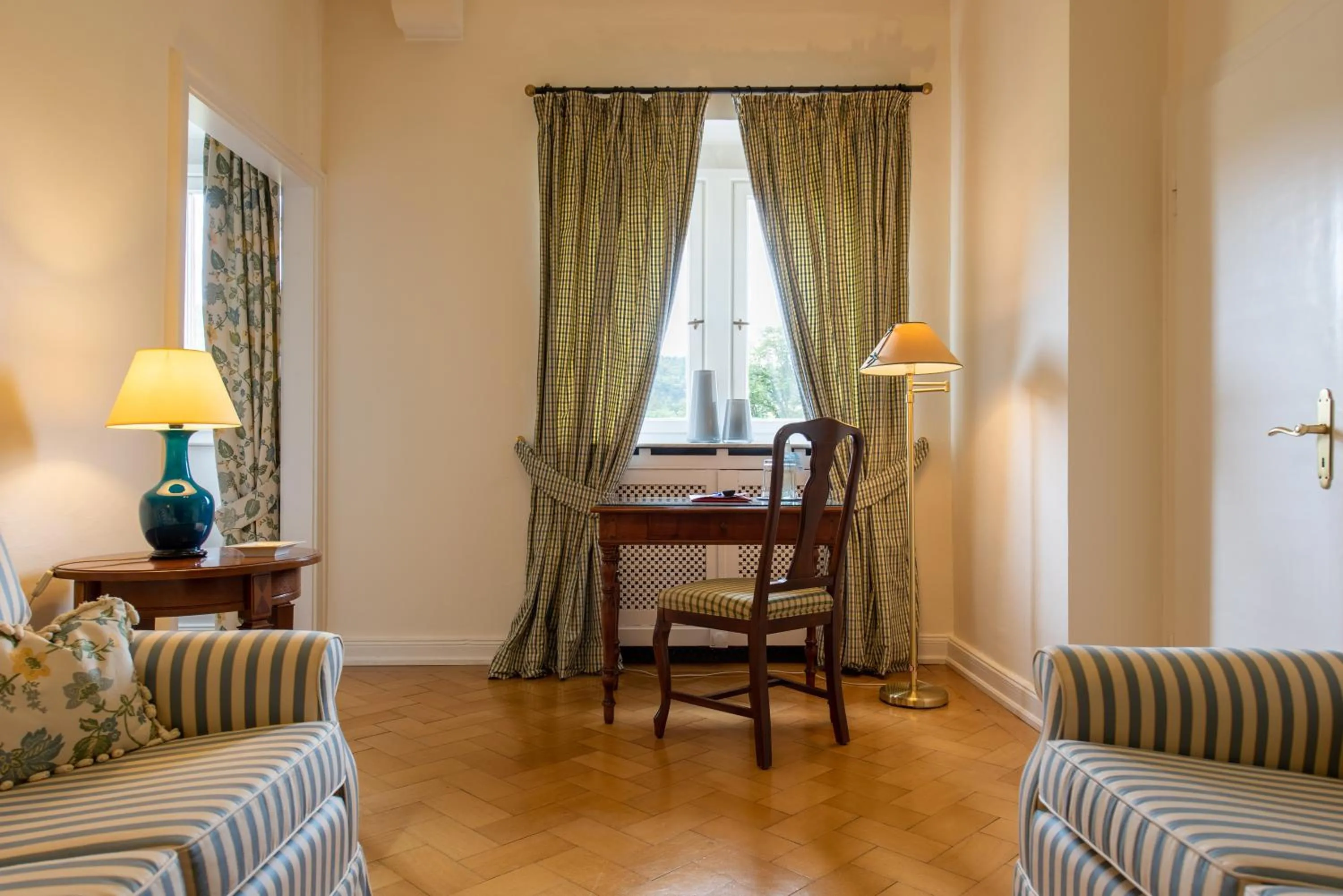 Seating area in Gästehaus Schloss Saareck