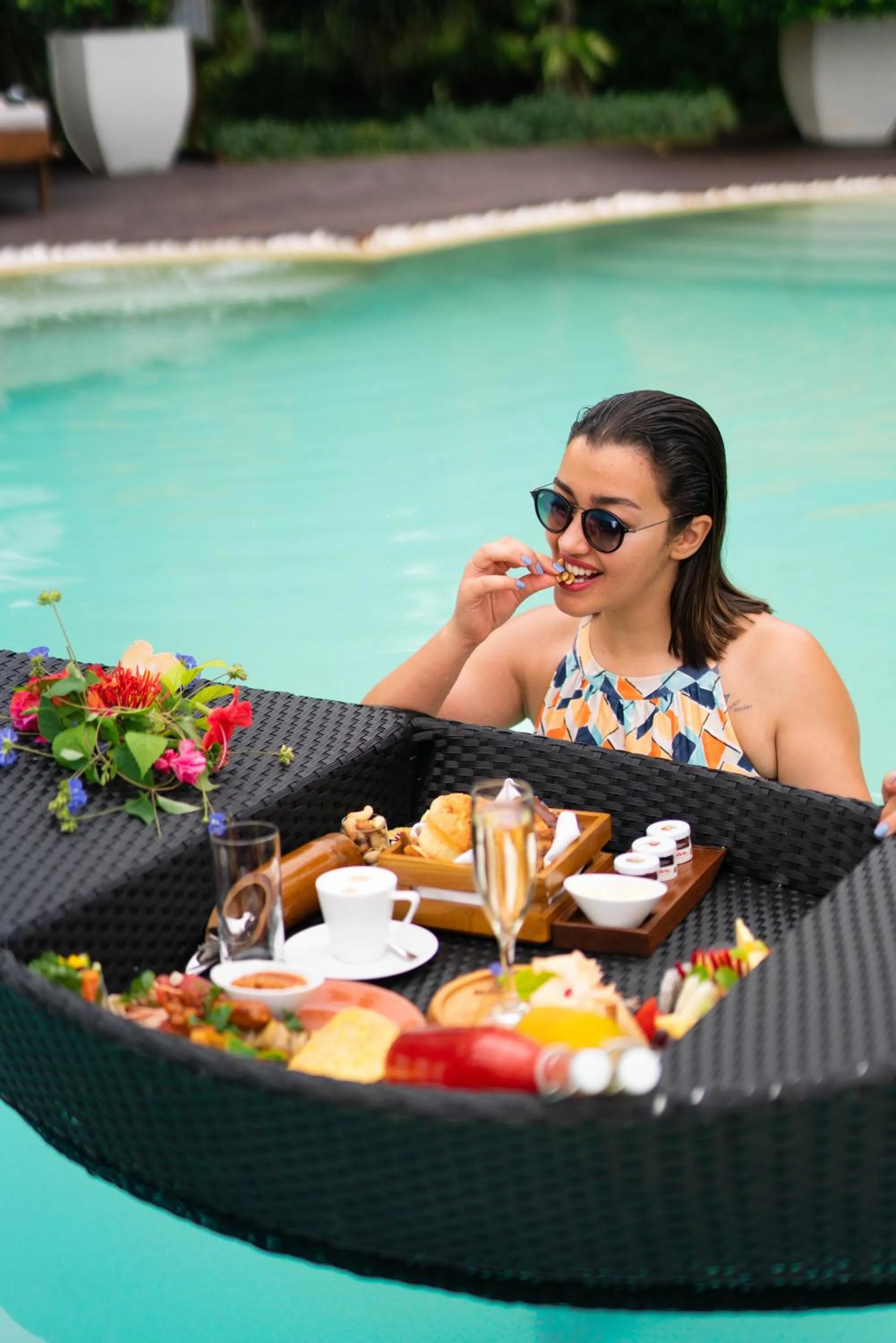 Swimming pool in Adaaran Prestige Water Villas - with Dine around Premium All inclusive - 24 hours