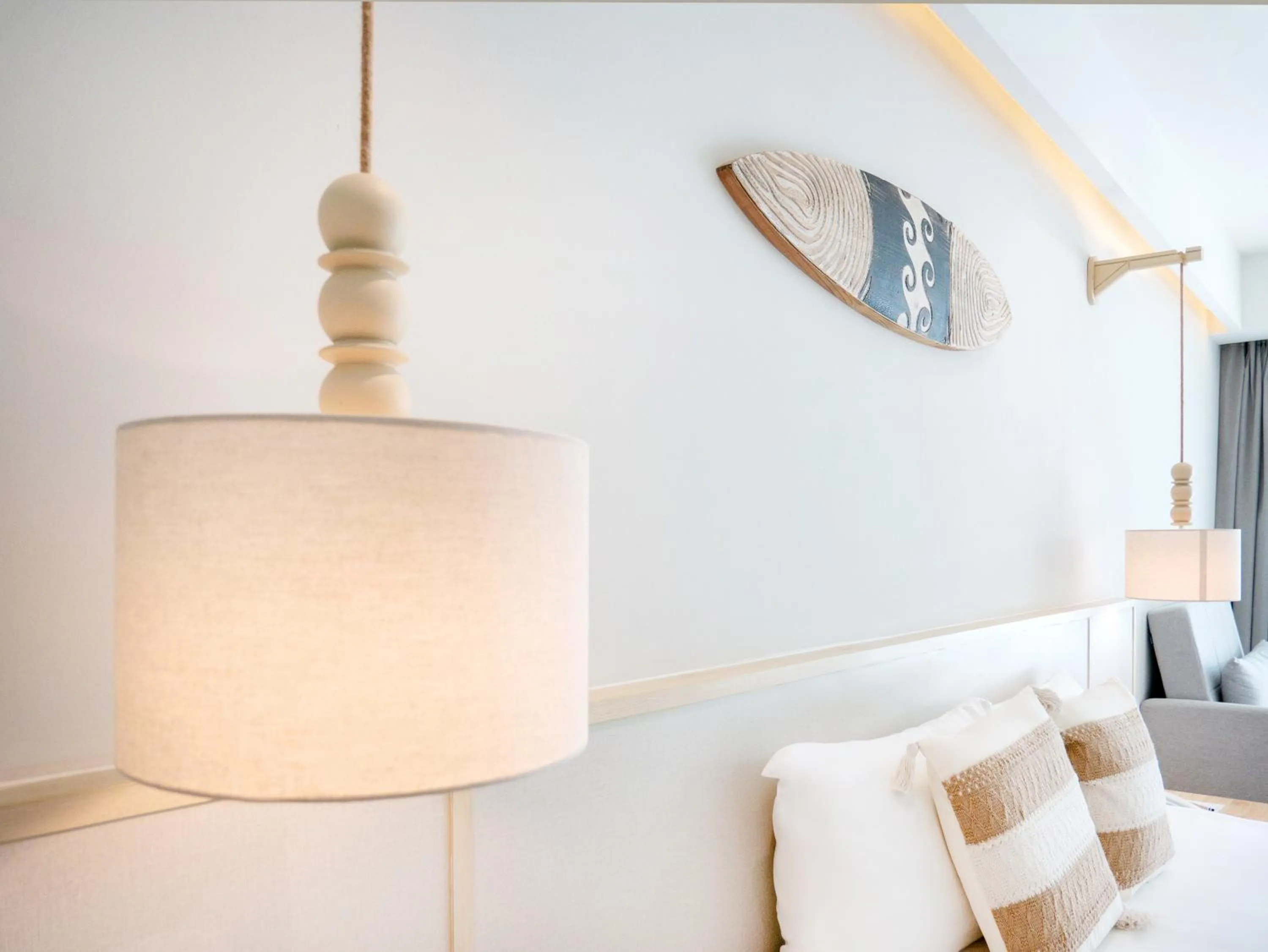 Bed in Khaolak Emerald Beach Resort and Spa