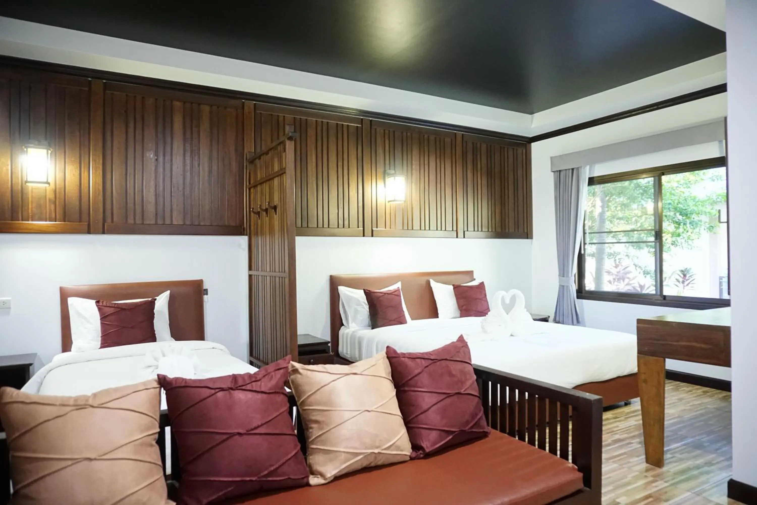 Bedroom, Bed in Lamai Inn 99 Bungalows