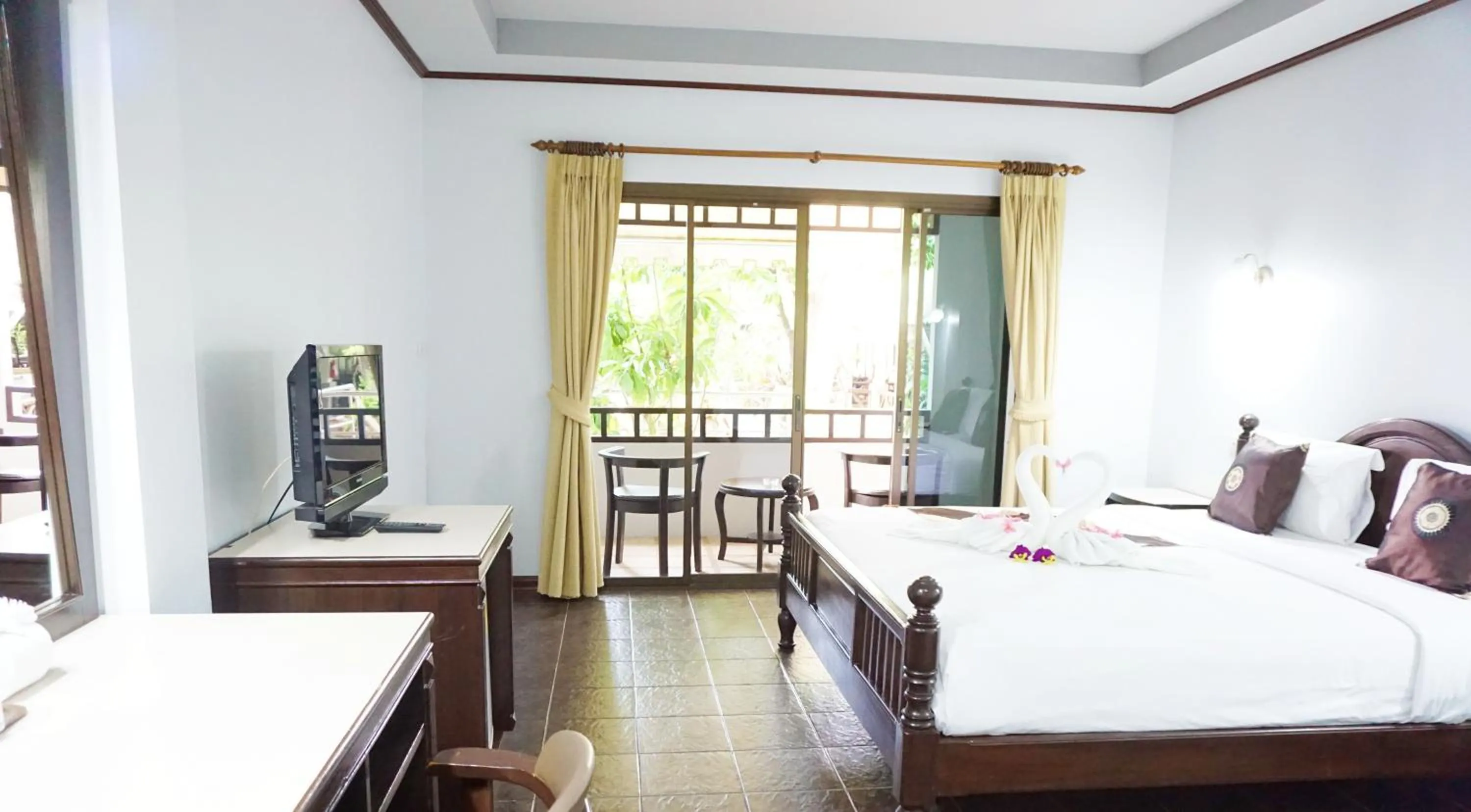 Bedroom, Bed in Lamai Inn 99 Bungalows