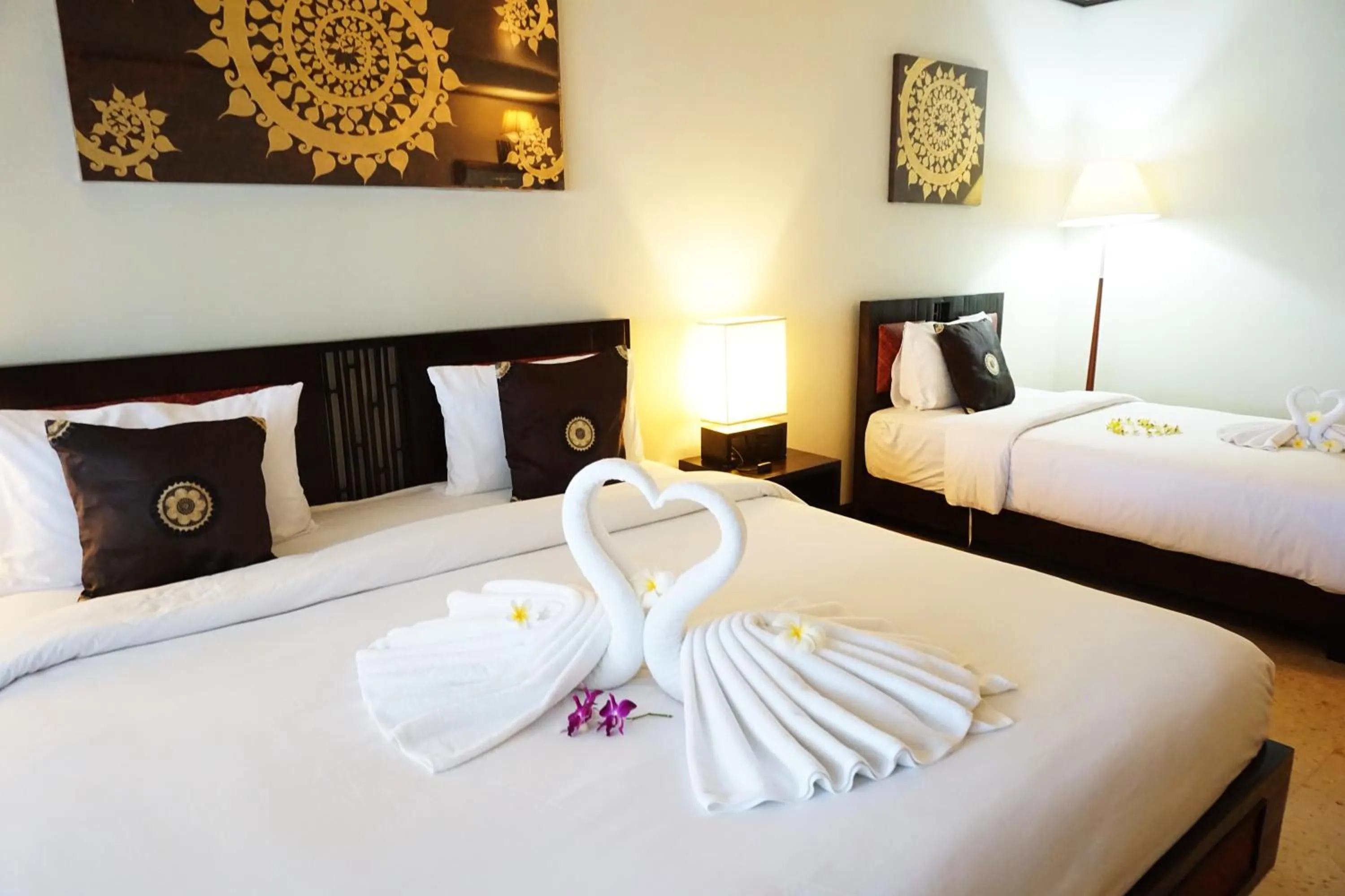 Bedroom, Bed in Lamai Inn 99 Bungalows