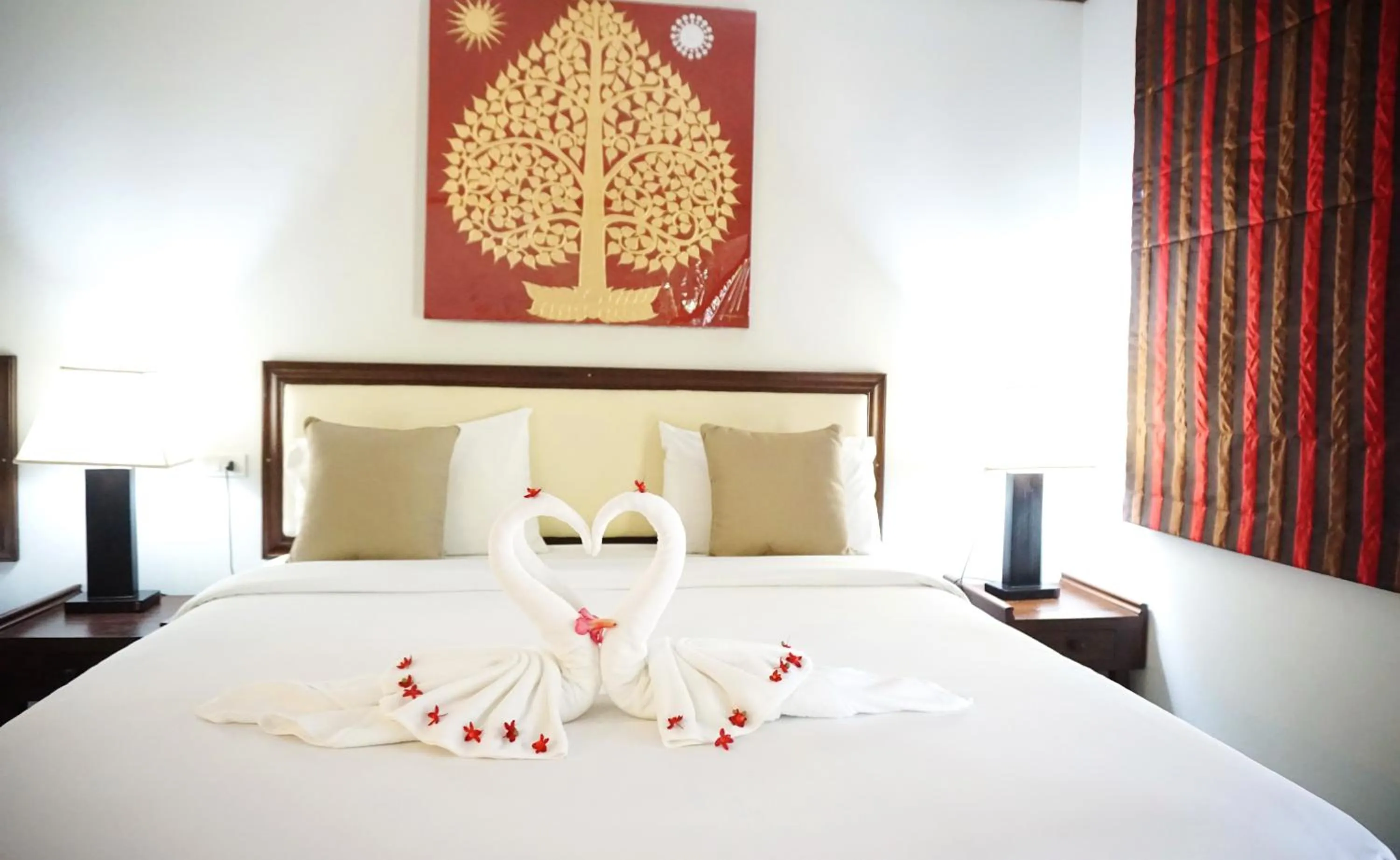 Bedroom, Bed in Lamai Inn 99 Bungalows